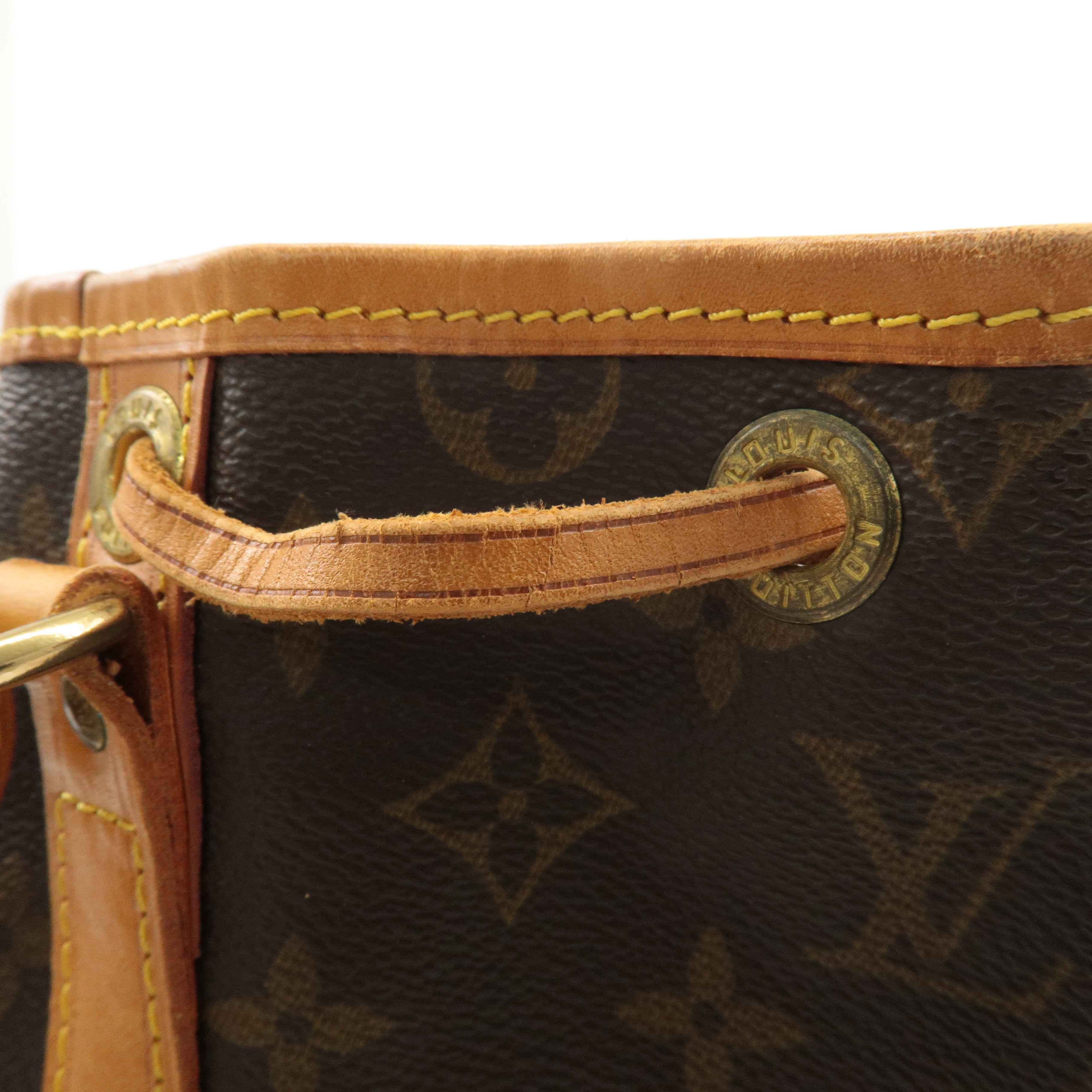 Louis Vuitton Monogram Noe Shoulder Bag Hand Bag Brown M42224