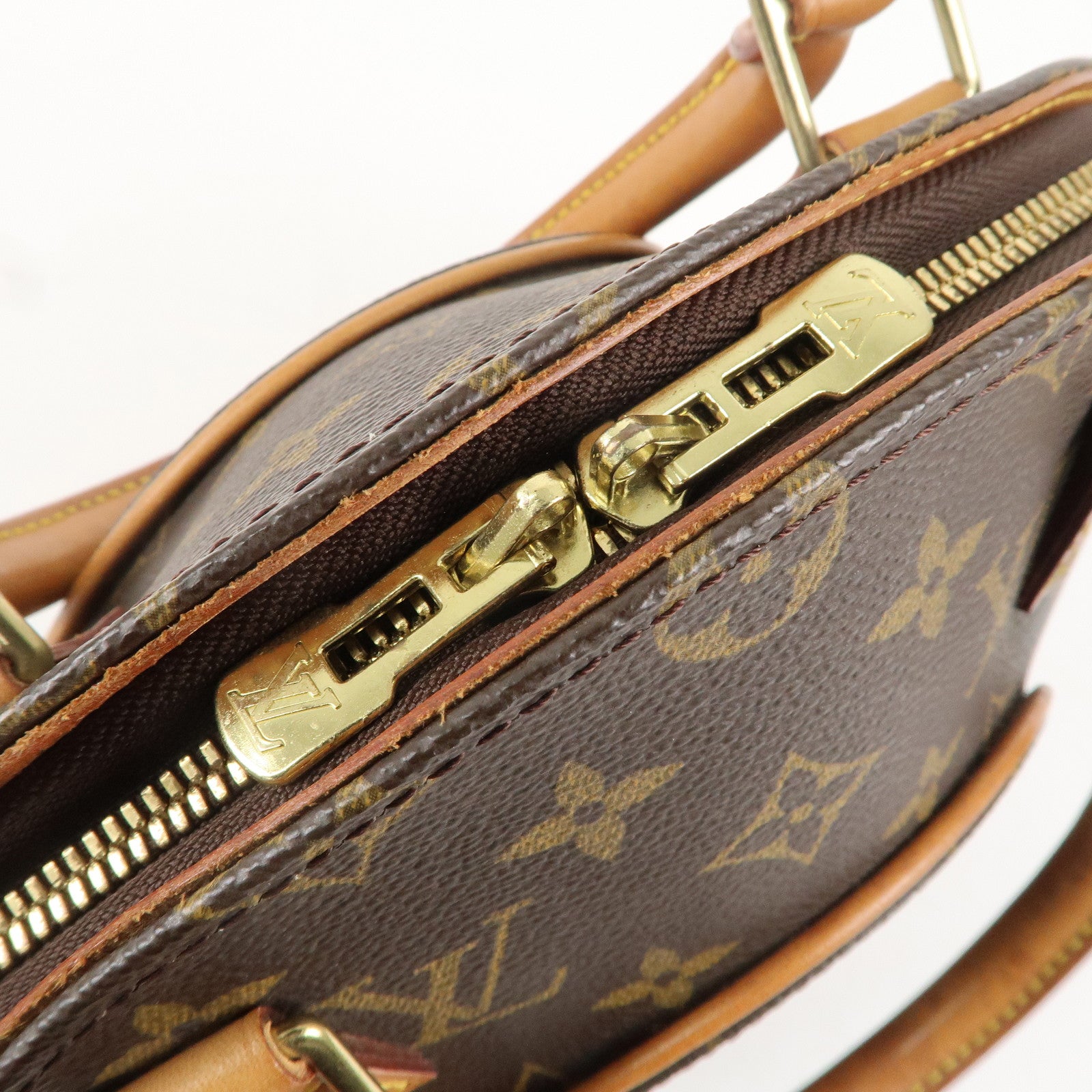 Louis Vuitton Monogram Ellipse PM Hand Bag Brown M51127