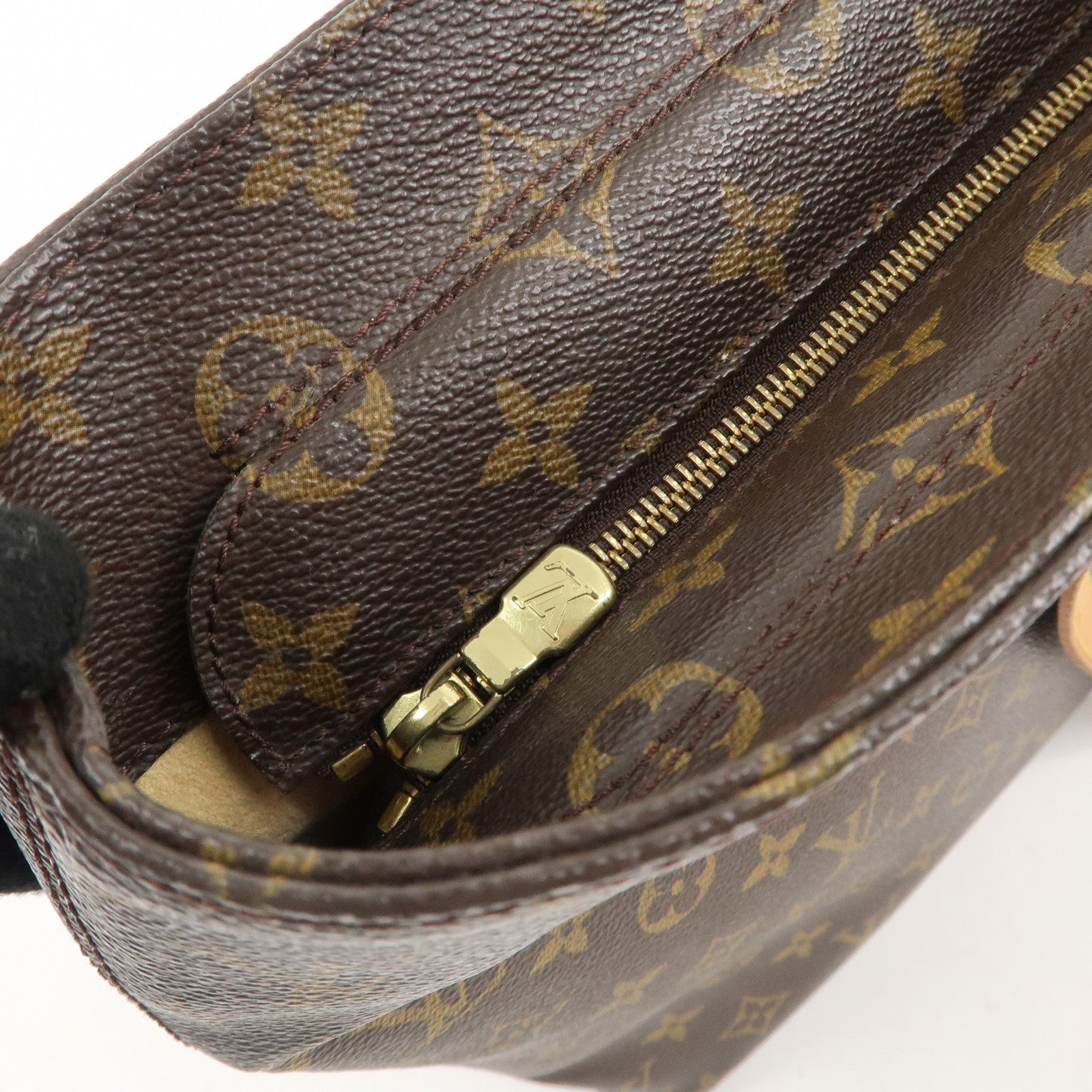 Louis Vuitton Monogram Luco Tote Bag Shoulder Bag Brown M51155