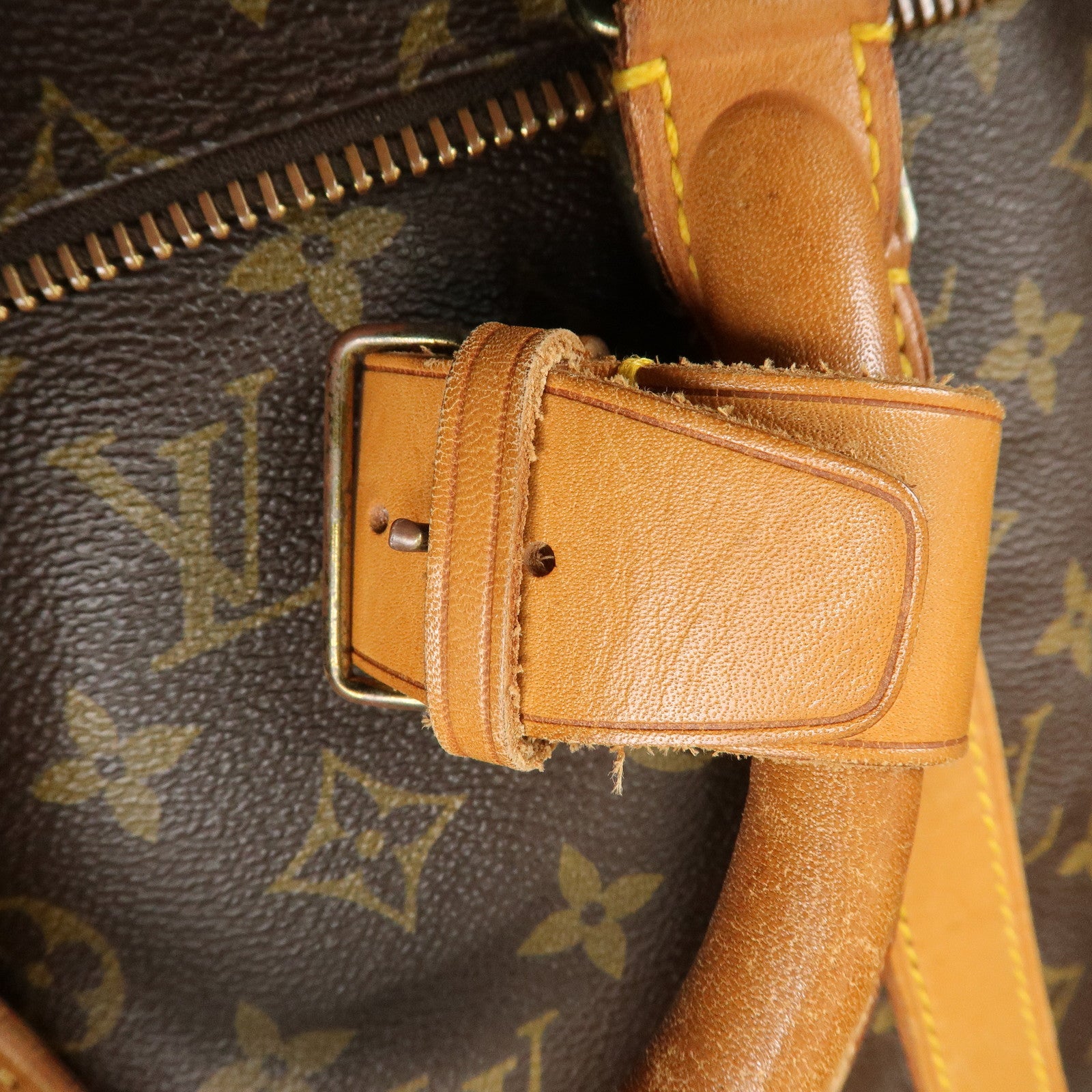 Louis Vuitton Monogram Keep All Bandouliere 55 Boston Bag M41414