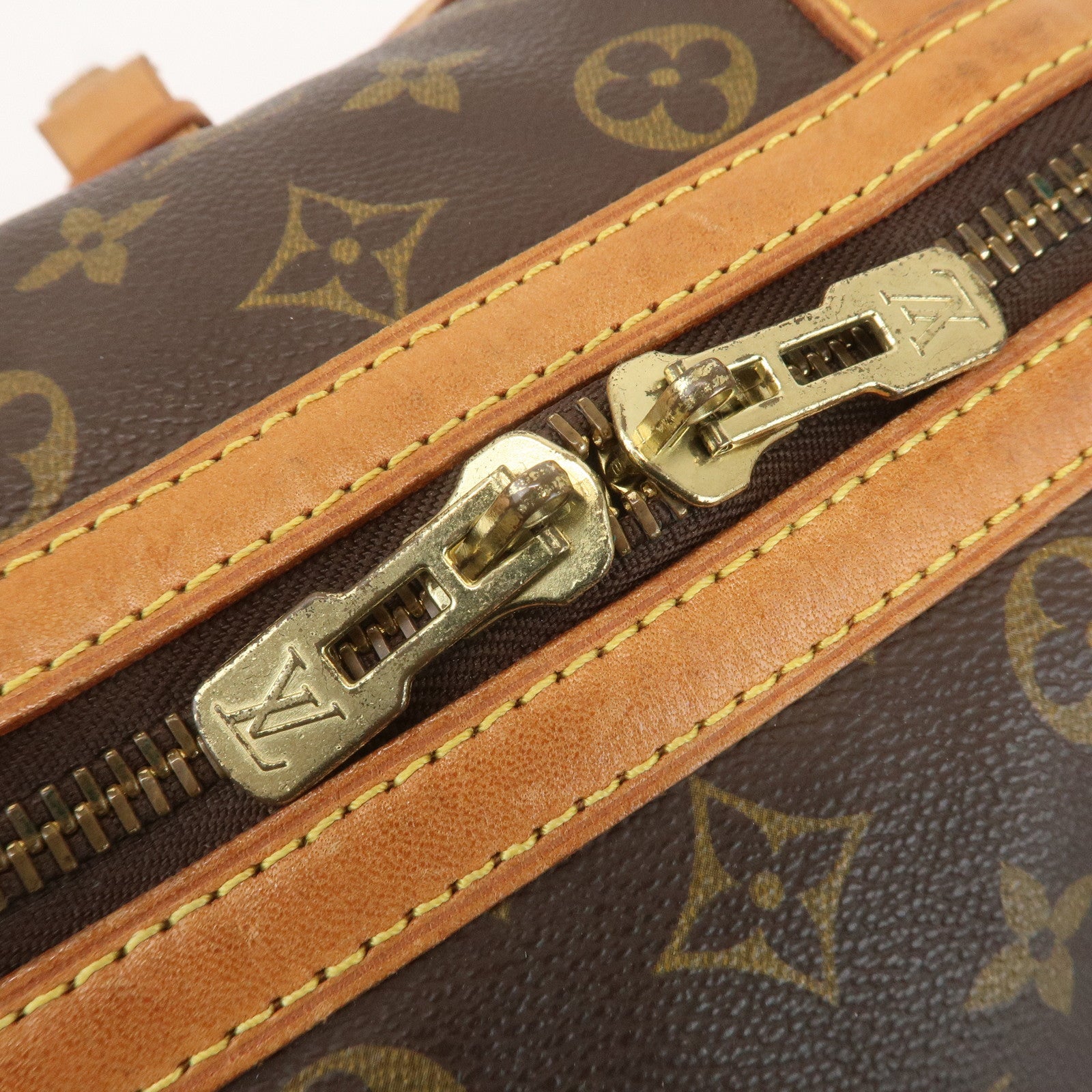 Louis Vuitton Monogram Sac Souple 35 Boston Bag M41626