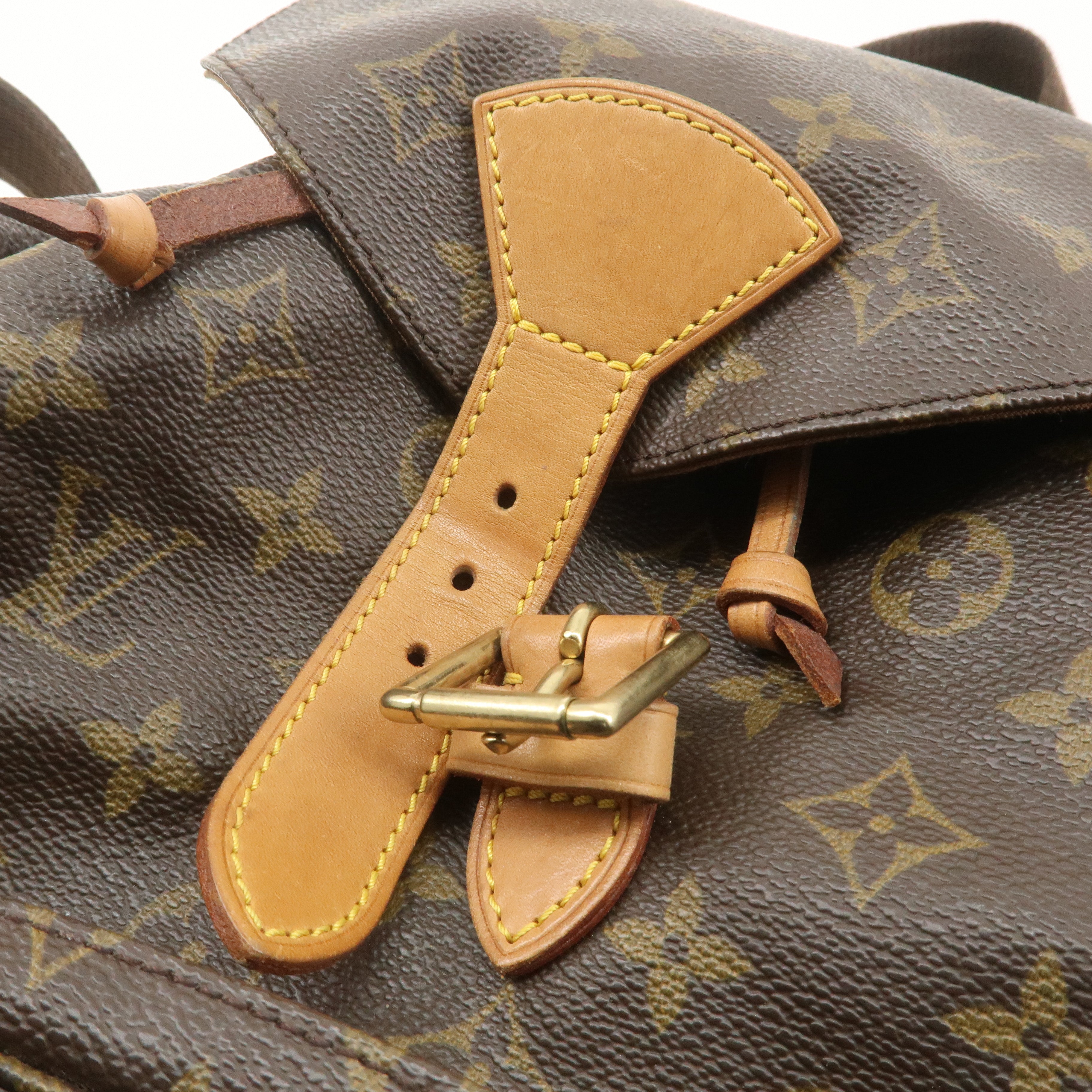 Louis Vuitton Monogram Montsouris GM Back Pack Brown M51135