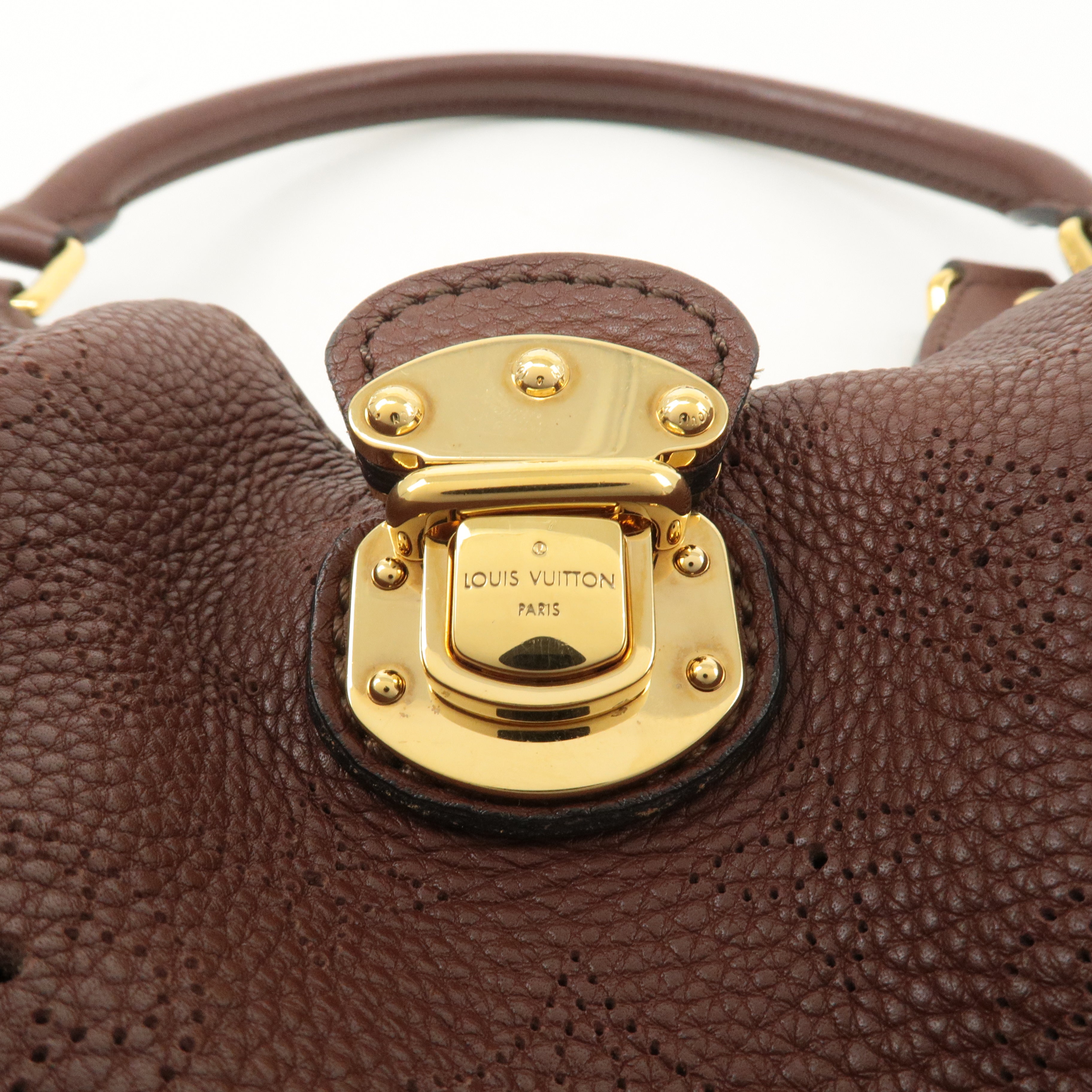 Louis Vuitton Monogram Mahina XL Shoulder Bag Brown M95714