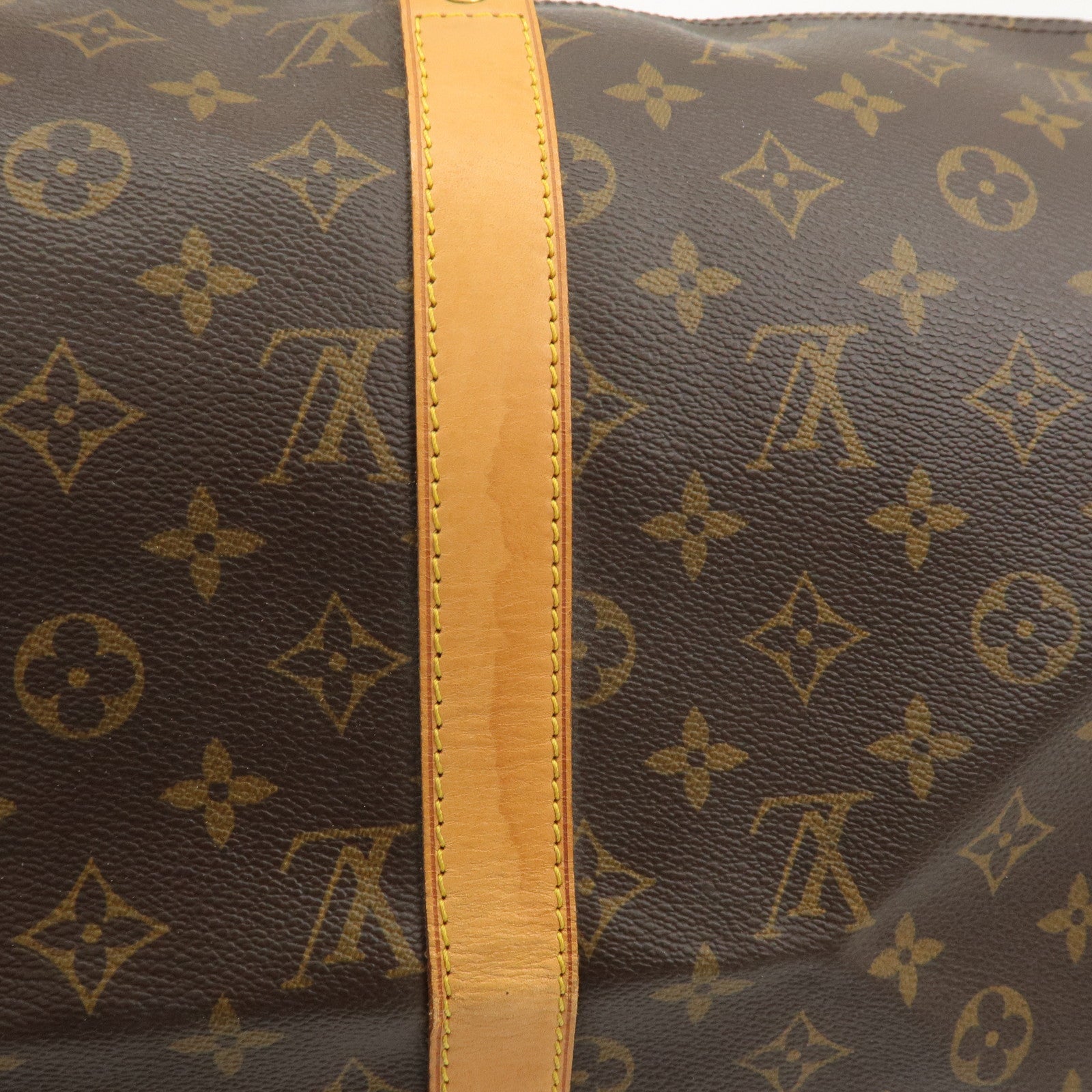 Louis Vuitton Monogram Keep All 50 Boston Bag Brown M41416