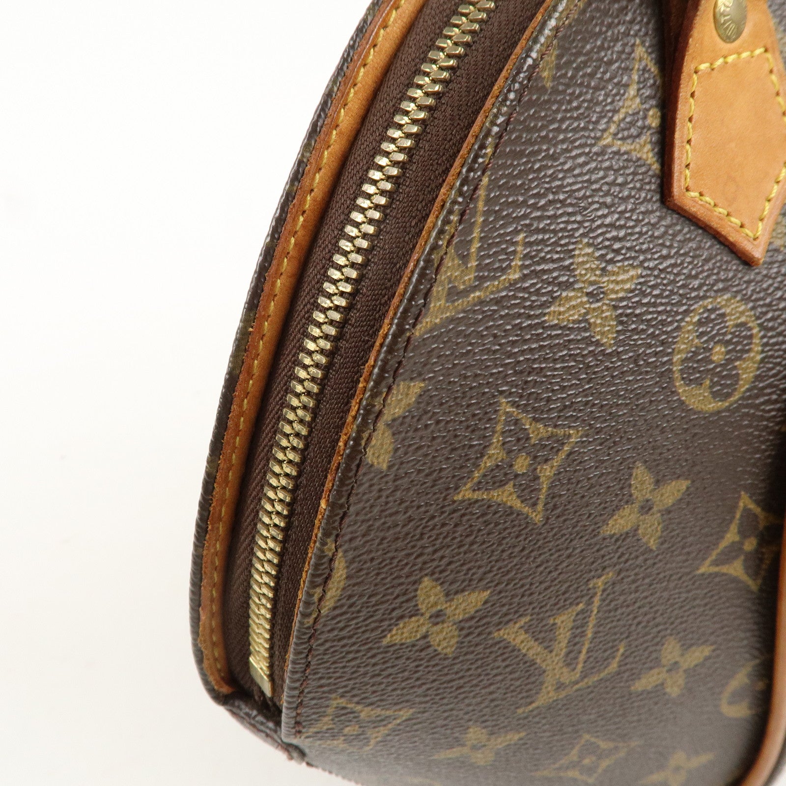 Louis Vuitton Monogram Ellipse PM Hand Bag Brown M51127