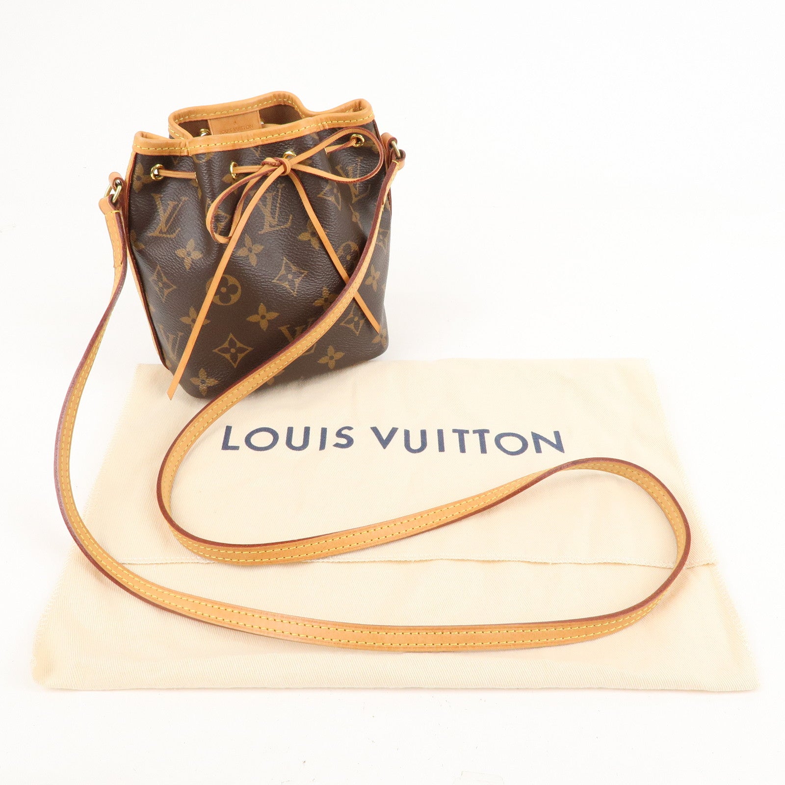 Louis Vuitton Monogram Nano Noe Shoulder Bag M41346