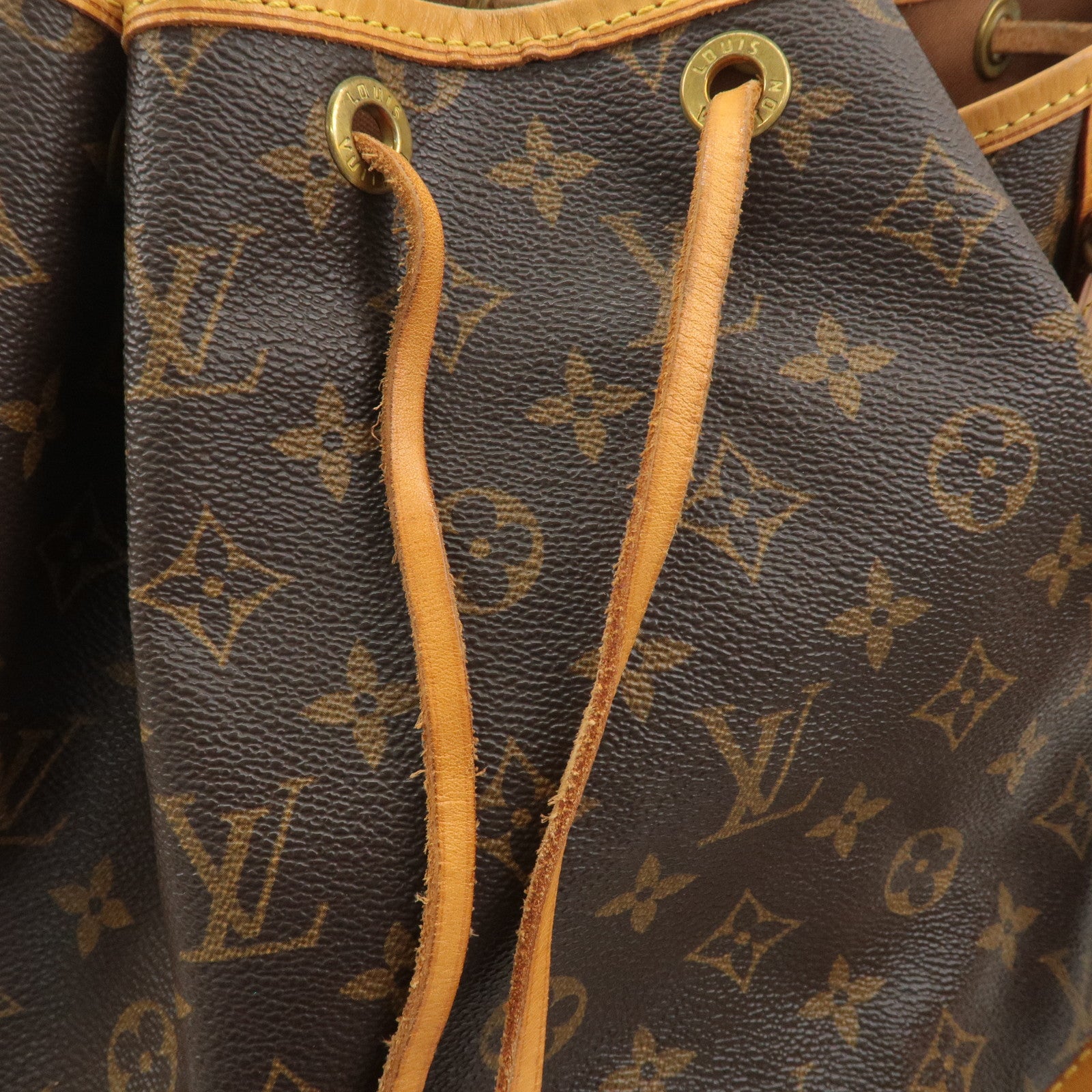 Louis Vuitton Monogram Noe Shoulder Bag Hand Bag Brown M42224