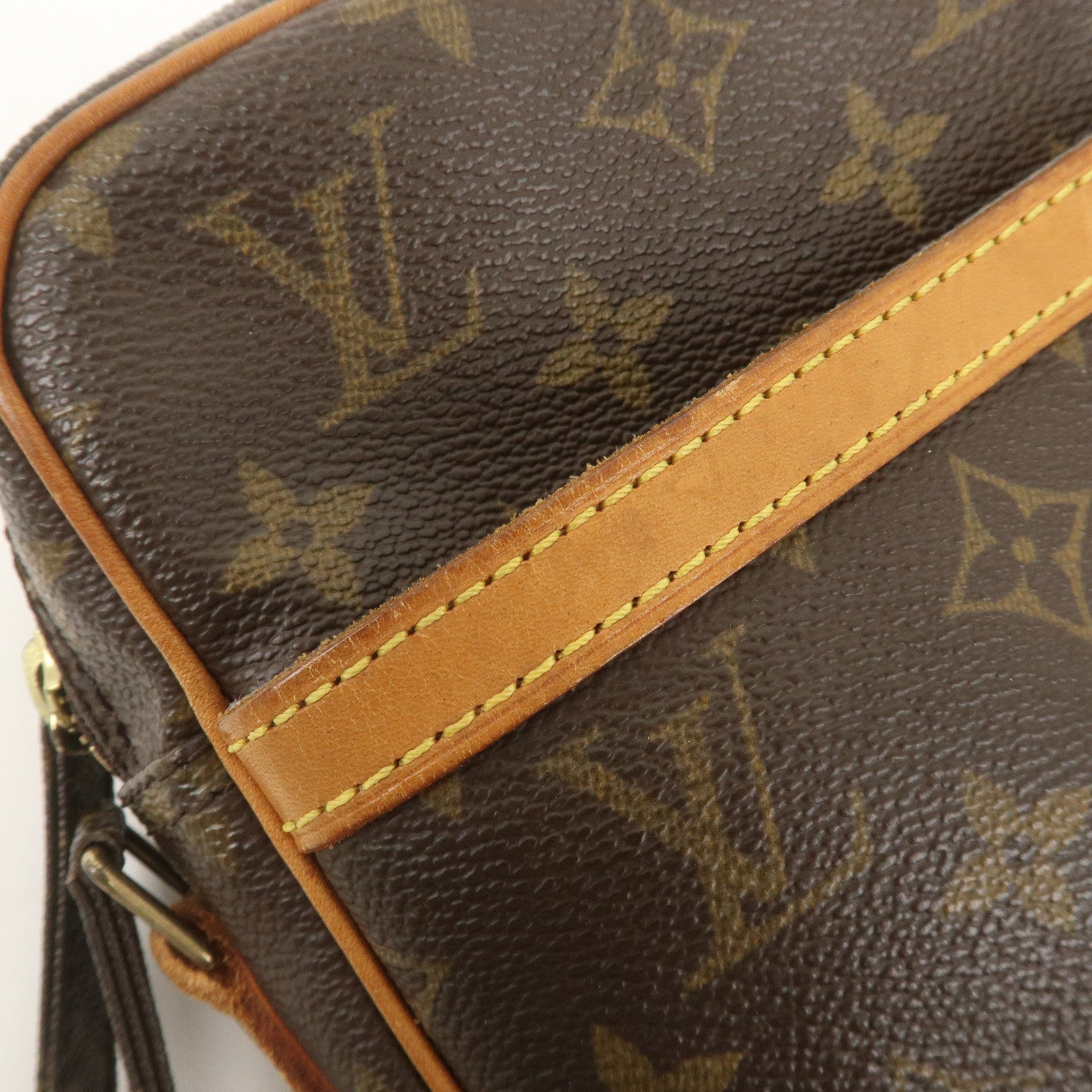 Louis Vuitton Monogram Danube Shoulder Bag Brown M45266