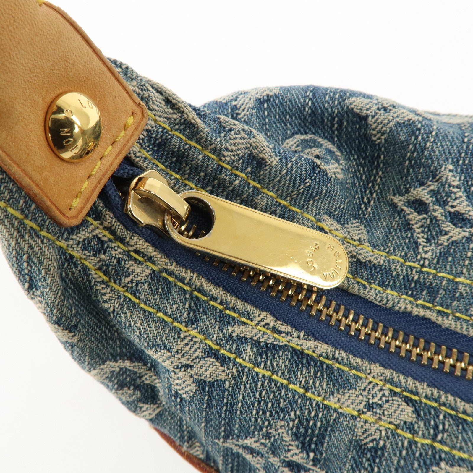 Louis Vuitton Monogram Denim Baggy PM Shoulder Bag M95049