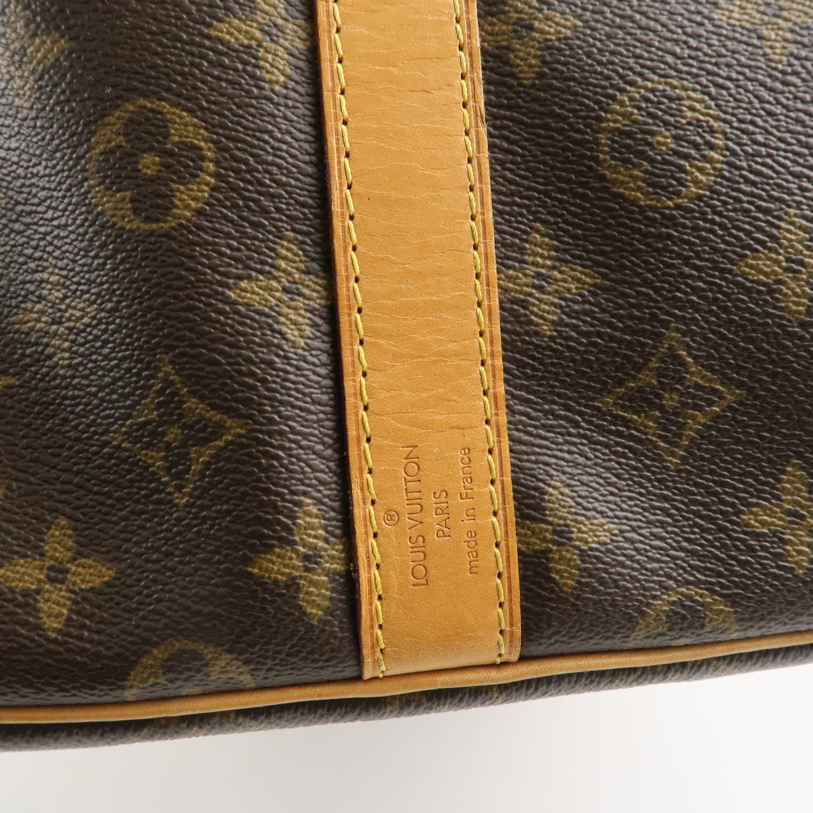 Louis Vuitton Monogram Keep All Bandouliere 55 Boston Bag M41414