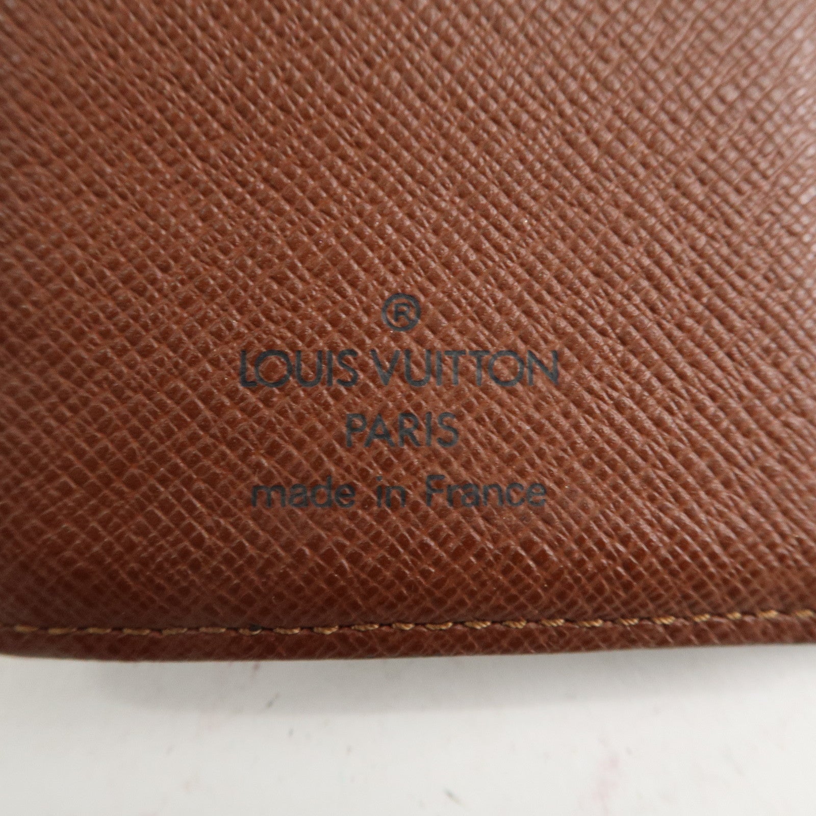 Louis Vuitton Monogram Agenda PM Planner Cover Brown R20005