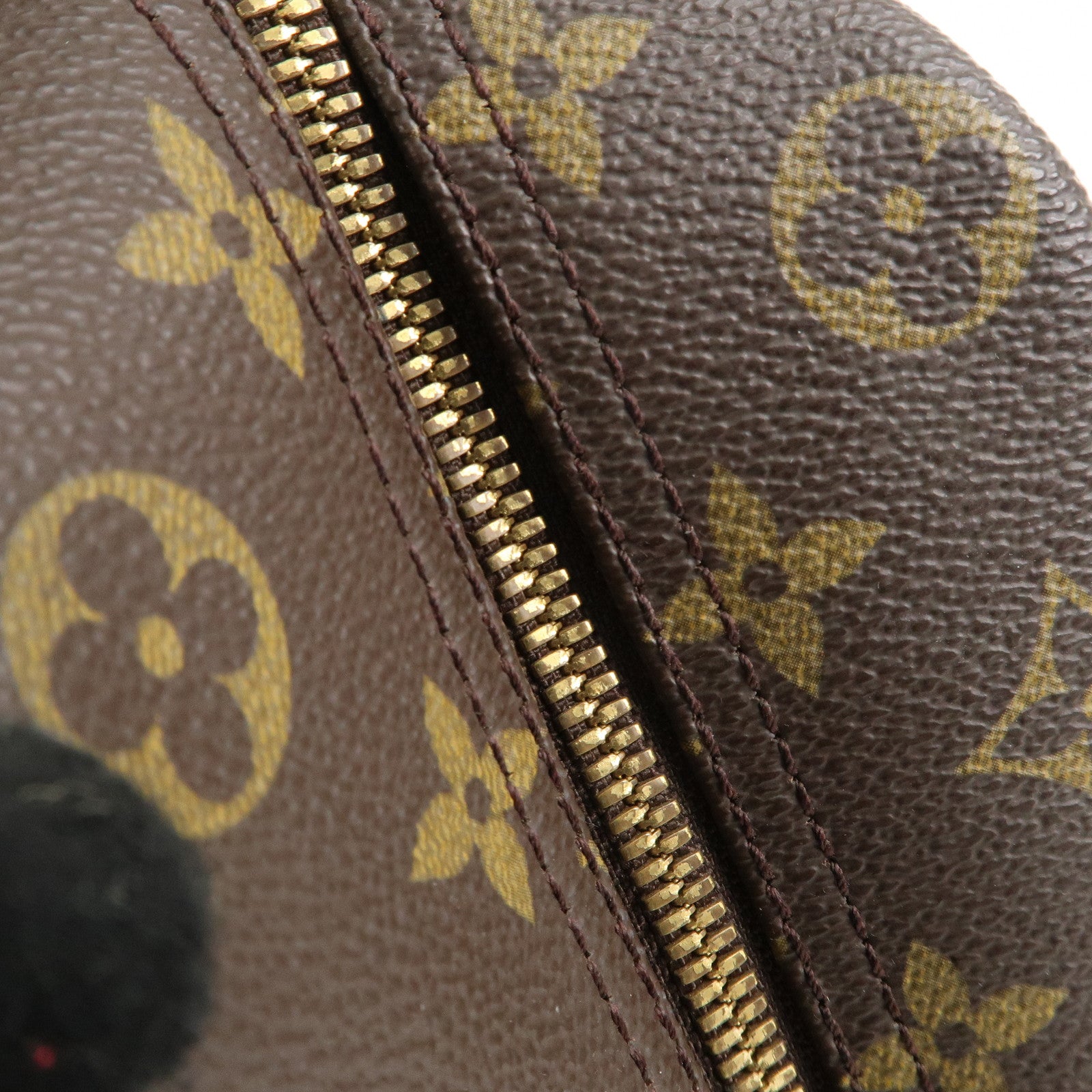 Louis Vuitton Monogram Deauville Hand Bag Brown M47270