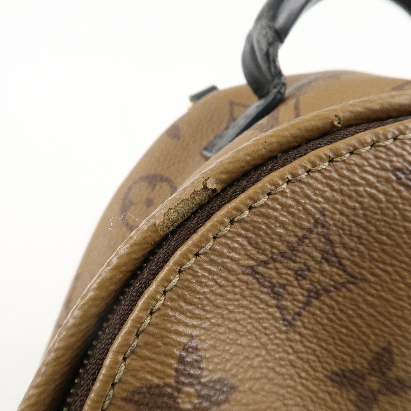 Louis Vuitton Monogram Reverse Palm Springs MINI Back Pack M44872