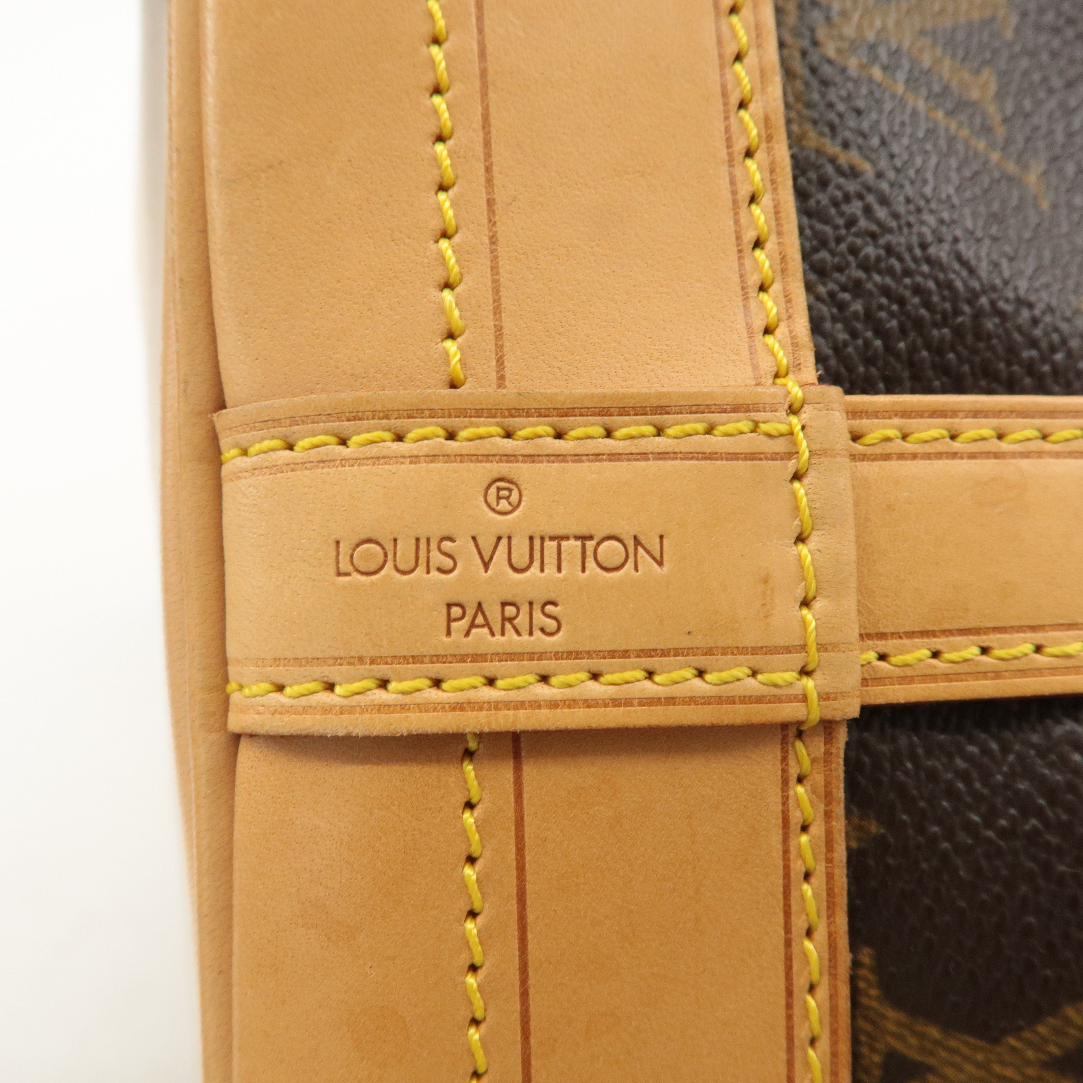 Louis Vuitton Monogram Noe Shoulder Bag Hand Bag Brown M42224