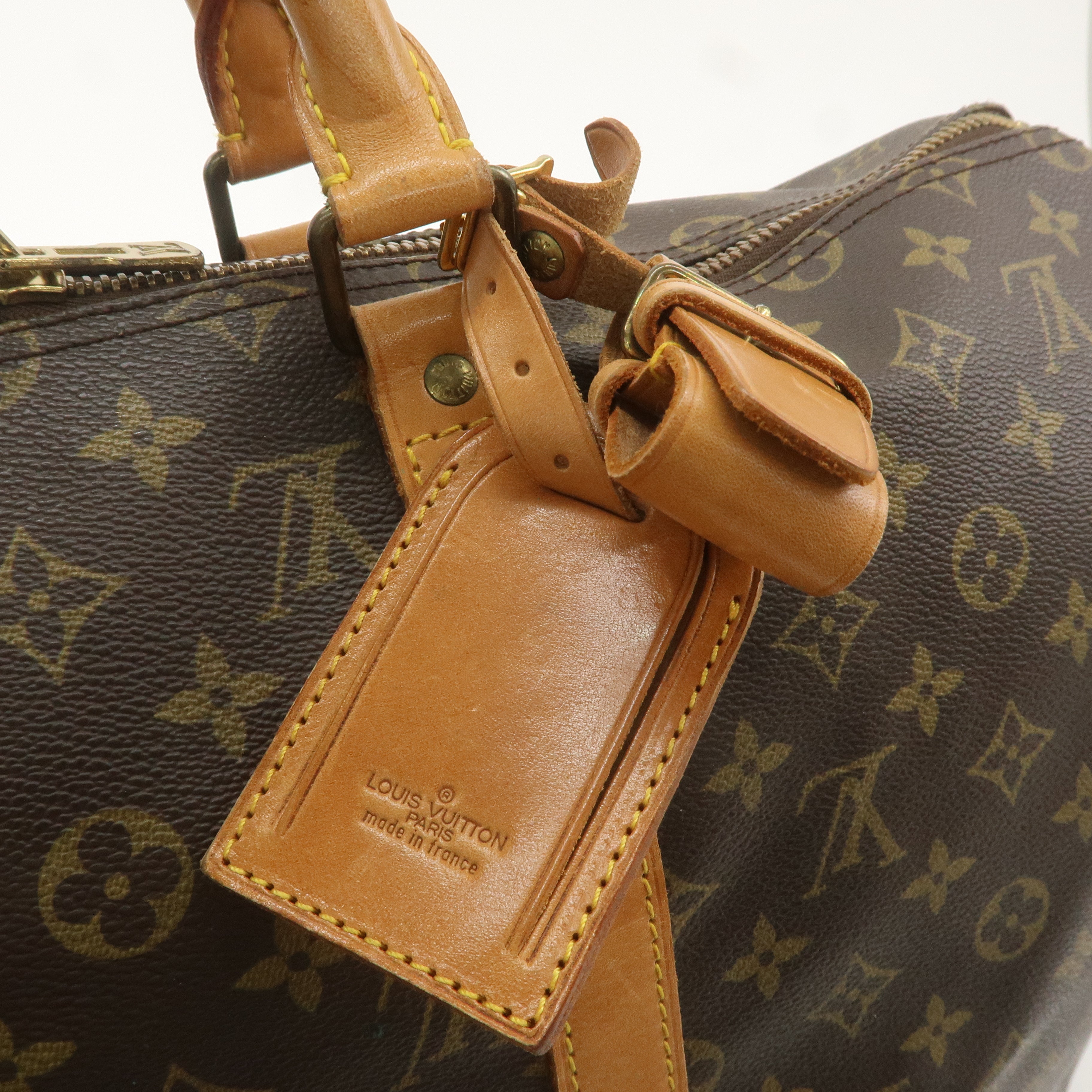 Louis Vuitton Monogram Keep All 50 Bag Brown M41426