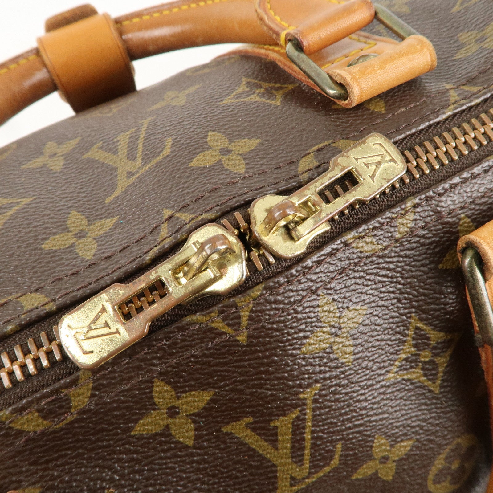 Louis Vuitton Monogram Keep All Bandouliere 55 Boston Bag M41414