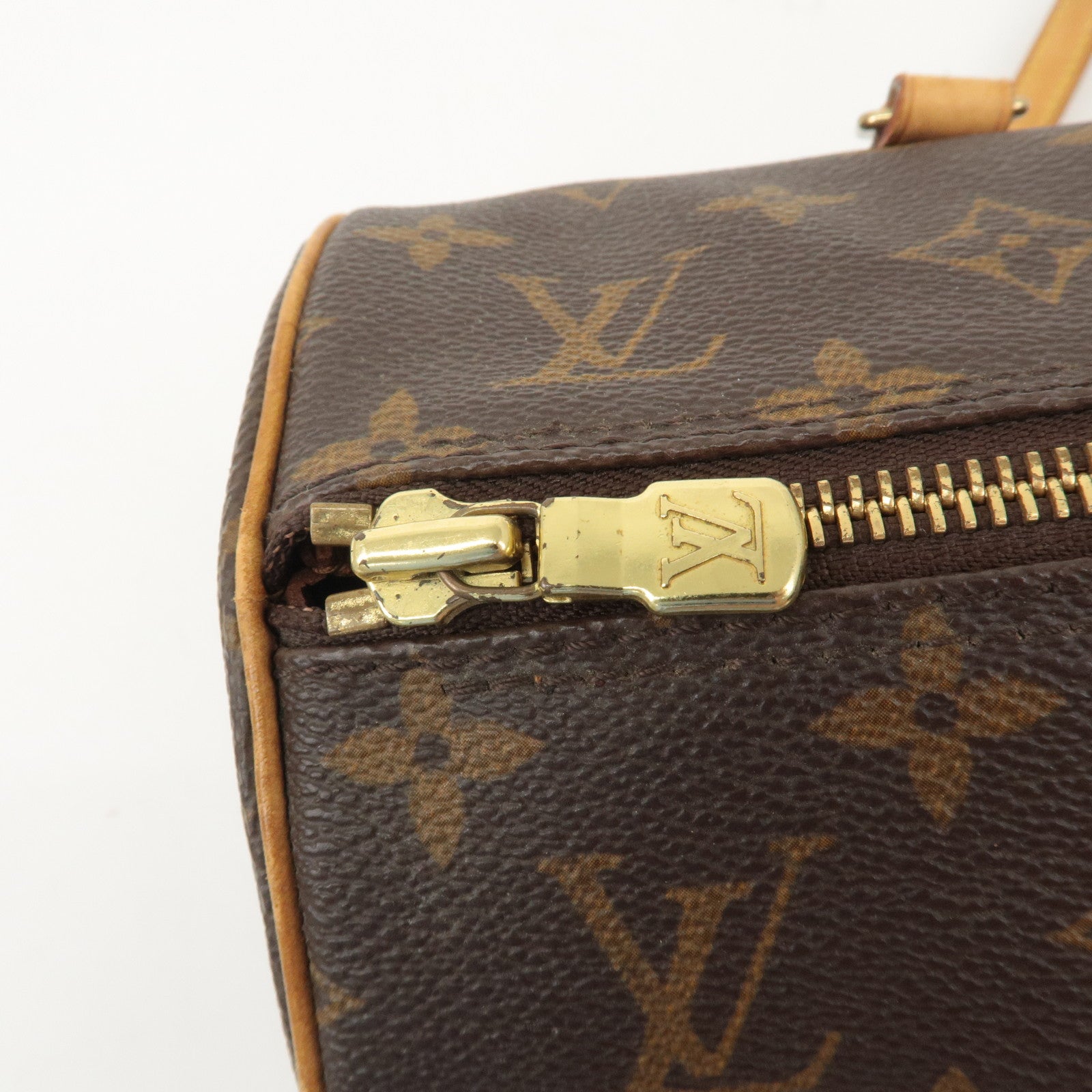 Louis Vuitton Monogram Papillon 30 Hand Bag New Style Brown M51385