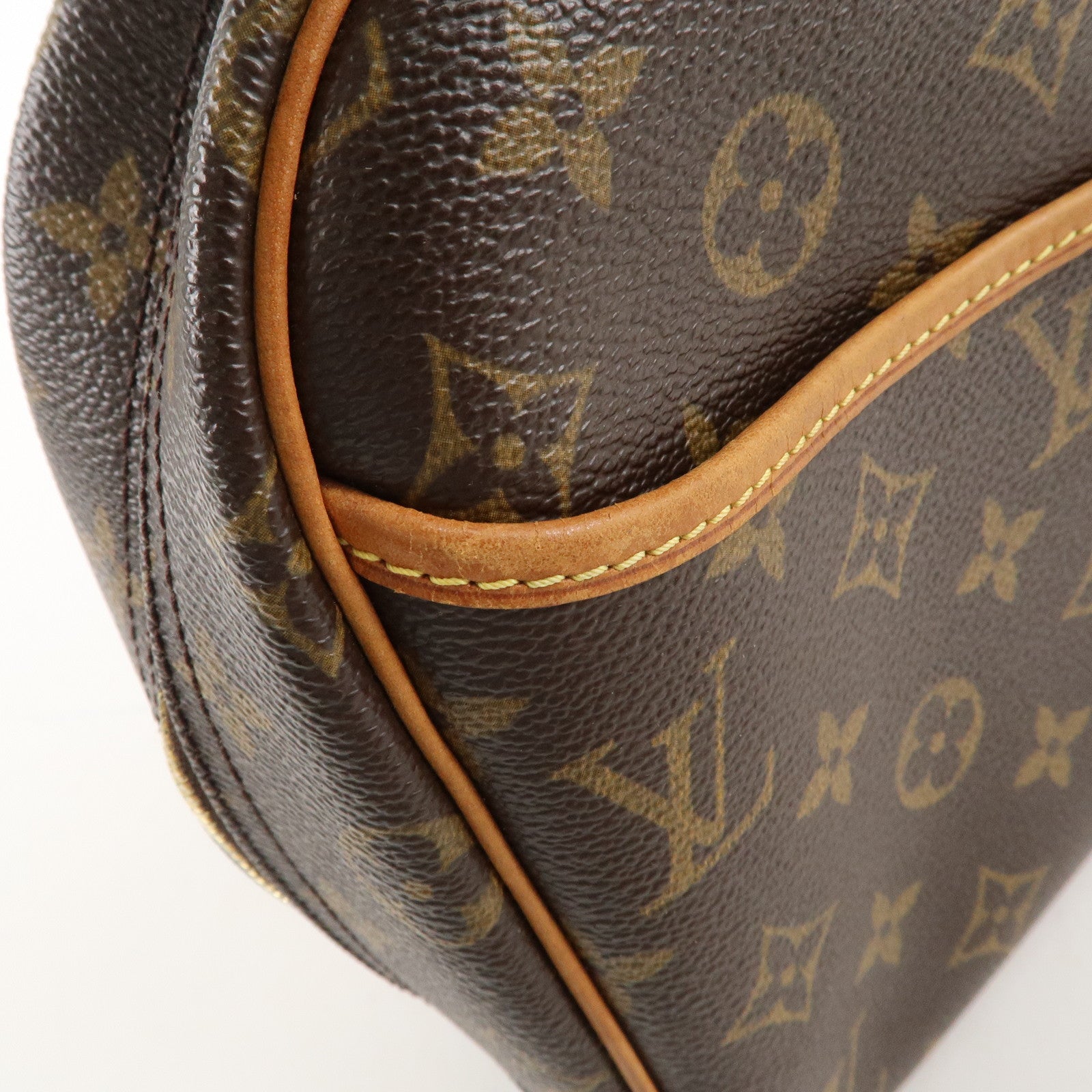 Louis Vuitton Monogram Trouville Hand Bag Brown M42228