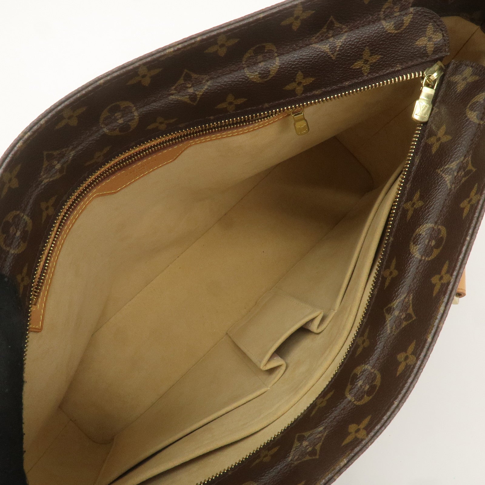 Louis Vuitton Monogram Luco Tote Bag Brown M51155