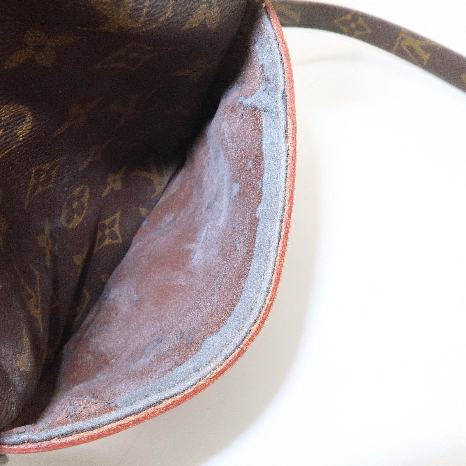 Louis Vuitton Monogram Danube Shoulder Bag Brown M45266