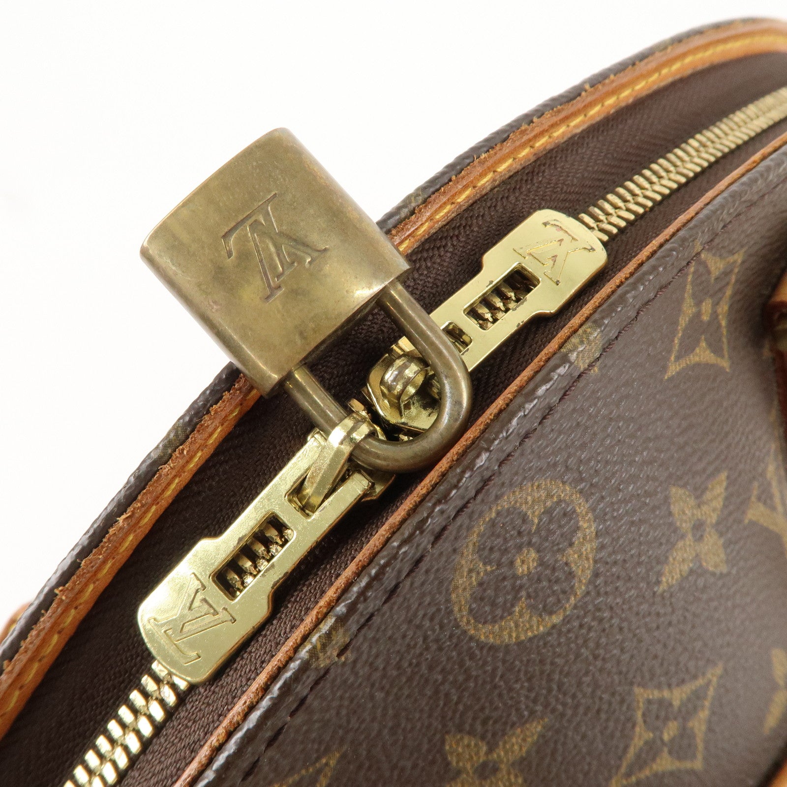 Louis Vuitton Monogram Ellipse MM Hand Bag Brown M51126