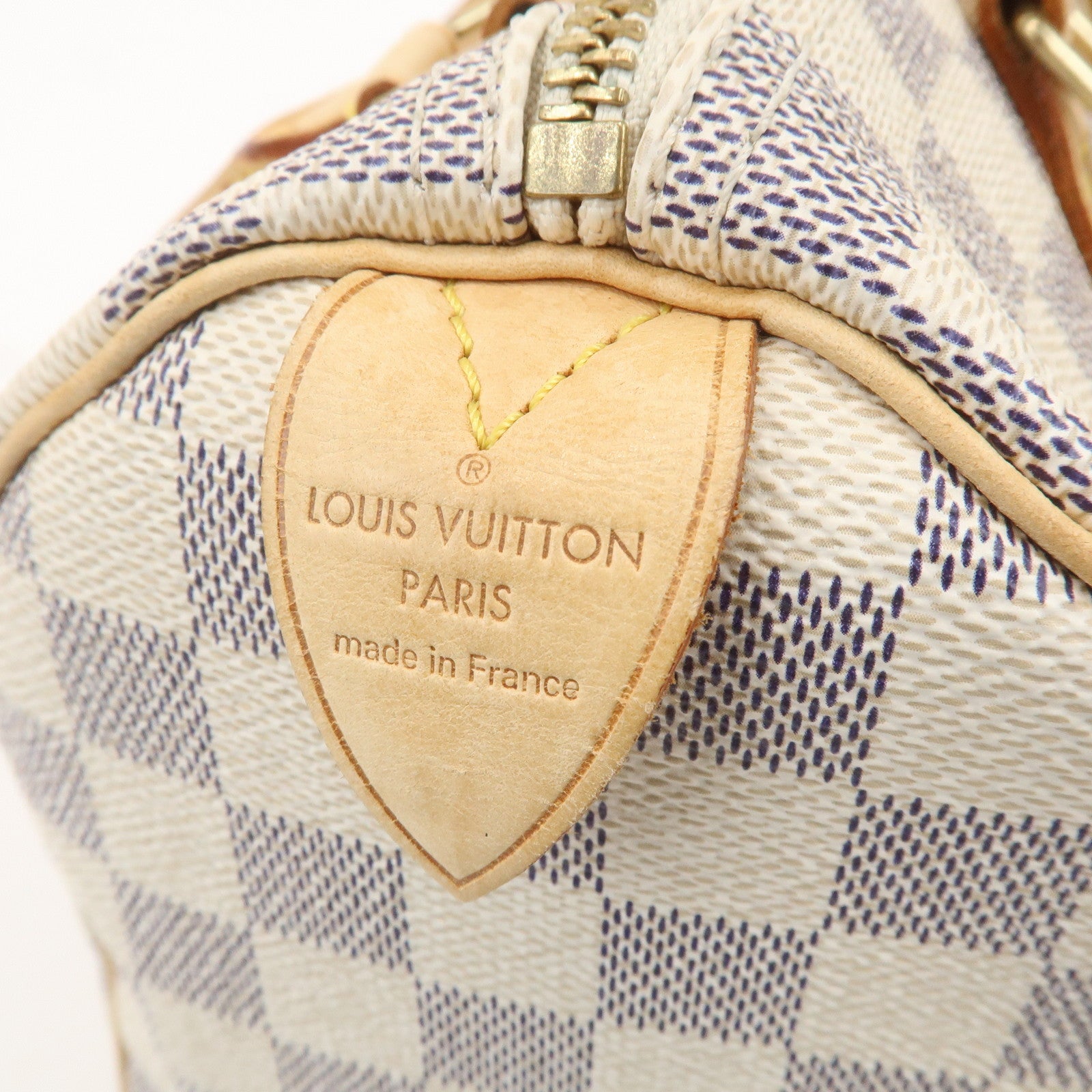 Louis Vuitton Damier Azur Speedy 25 Boston Hand Bag N41534