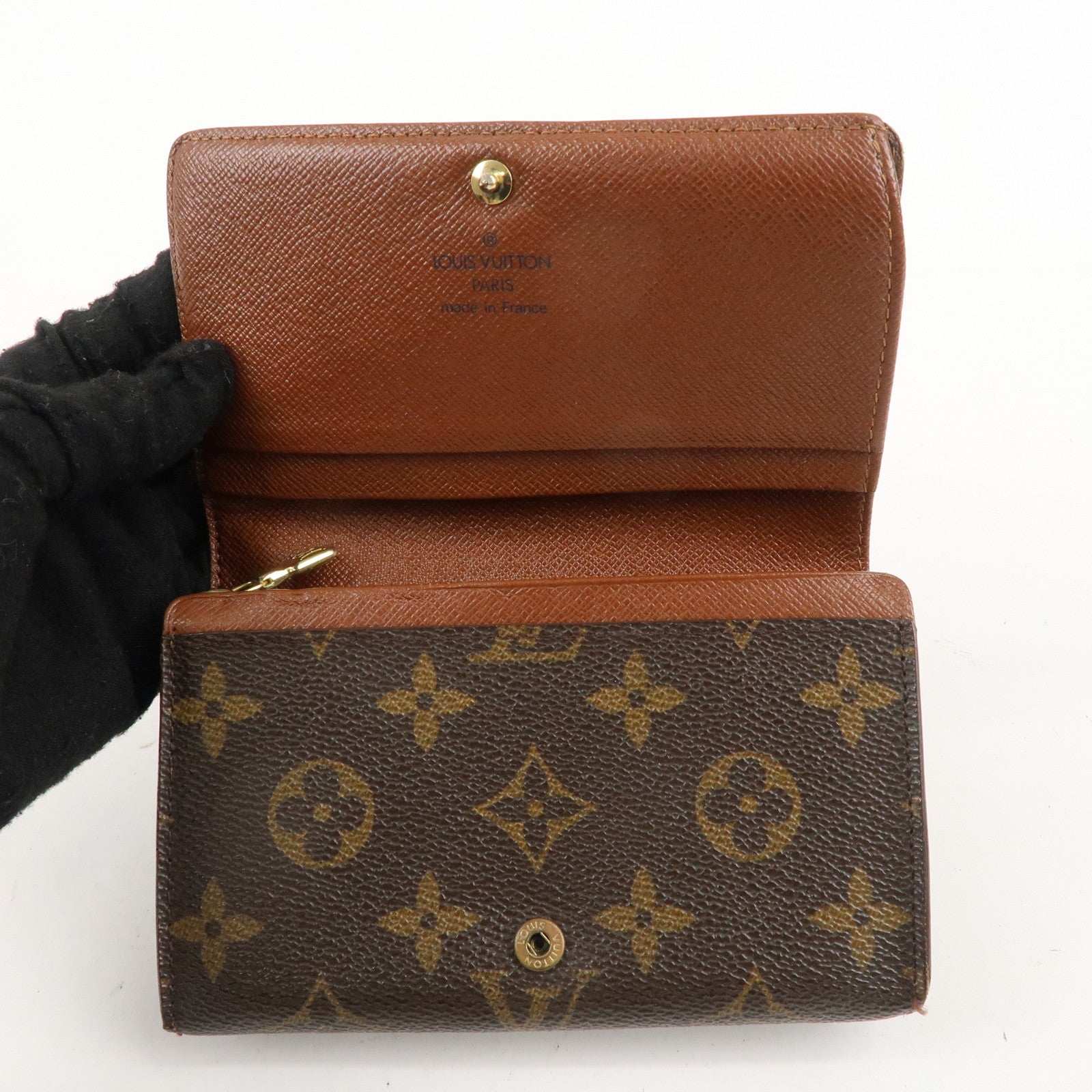 Louis Vuitton Set of 3 Monogram Wallet Brown M61654 M61660 M61730