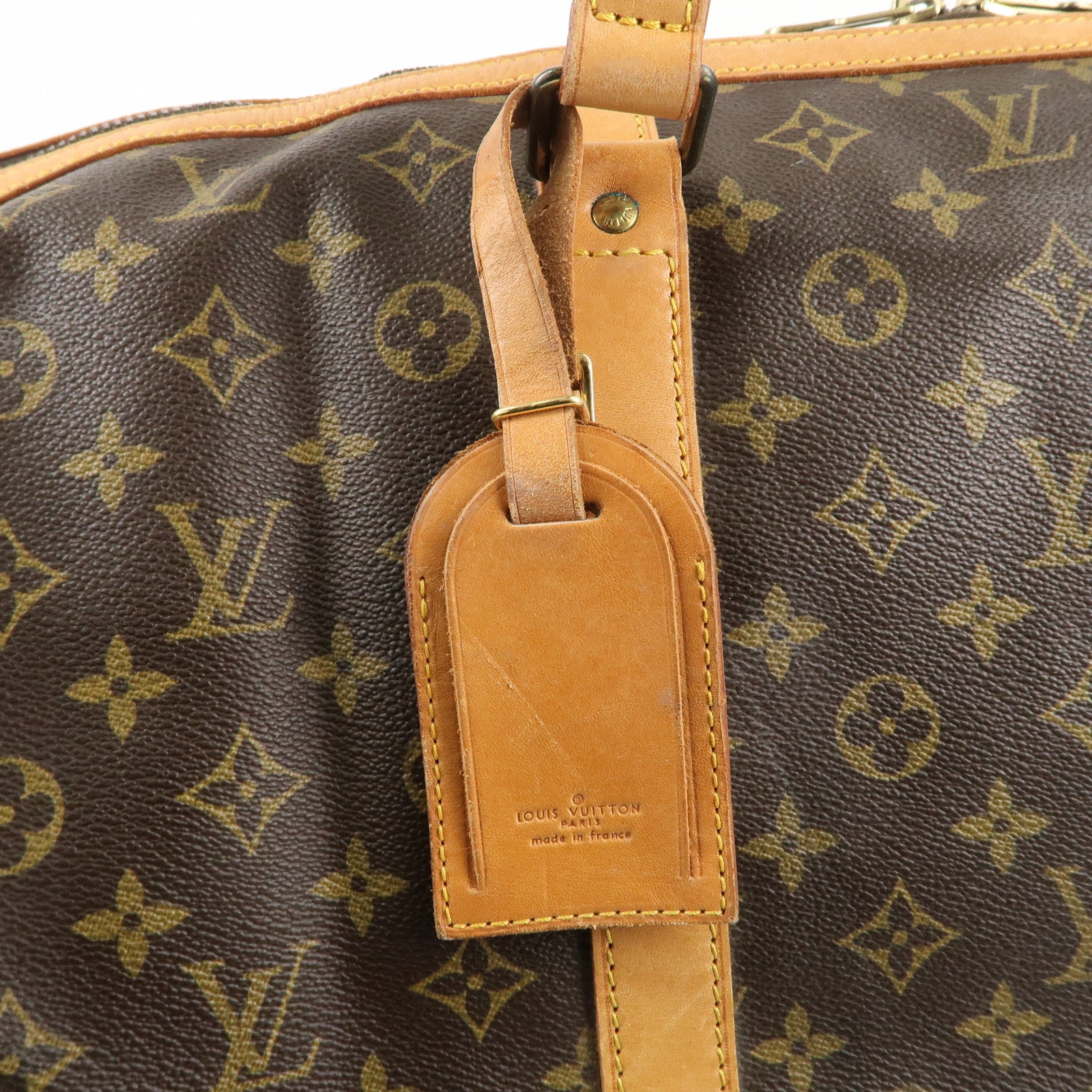 Louis Vuitton Monogram Sac Souple 55 Boston Bag Brown M41622