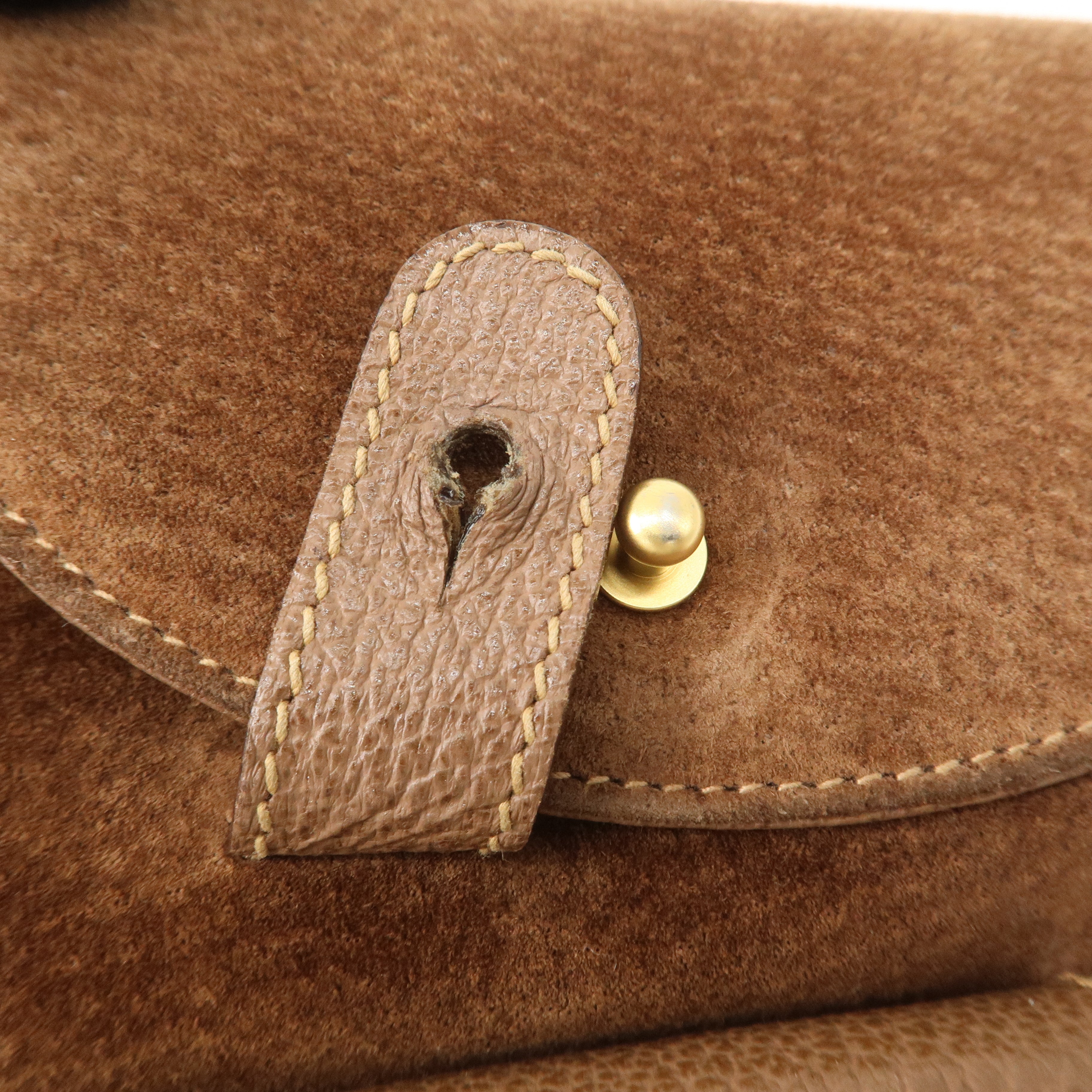 GUCCI Bamboo Suede Leather Mini Back Pack Brown 003郢晢ｽｻ繝ｻ・ｽEﾂ･2058郢晢ｽｻ繝ｻ・ｽEﾂ･0030