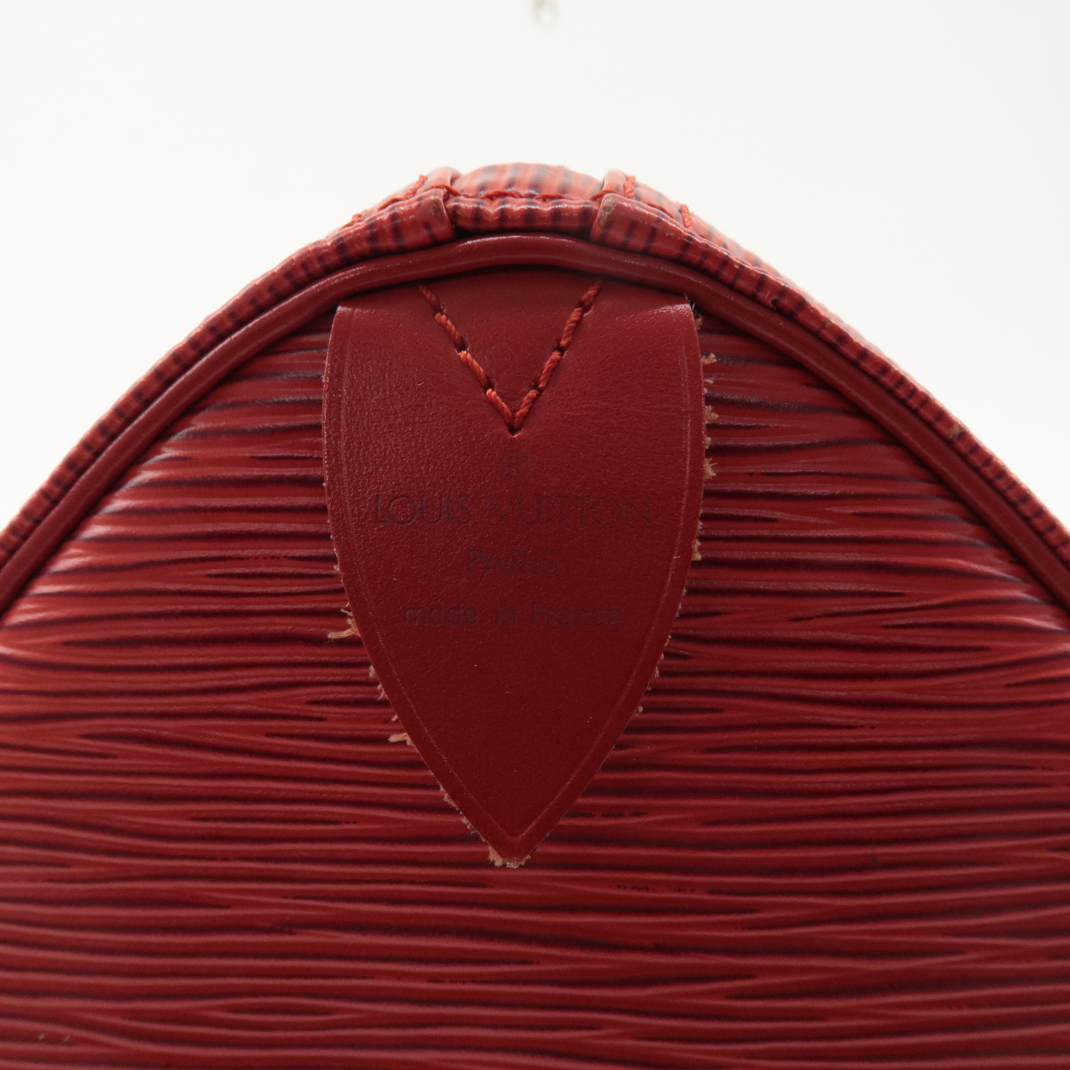 Louis Vuitton Epi Speedy 25 Hand Bag Castilian Red M43017