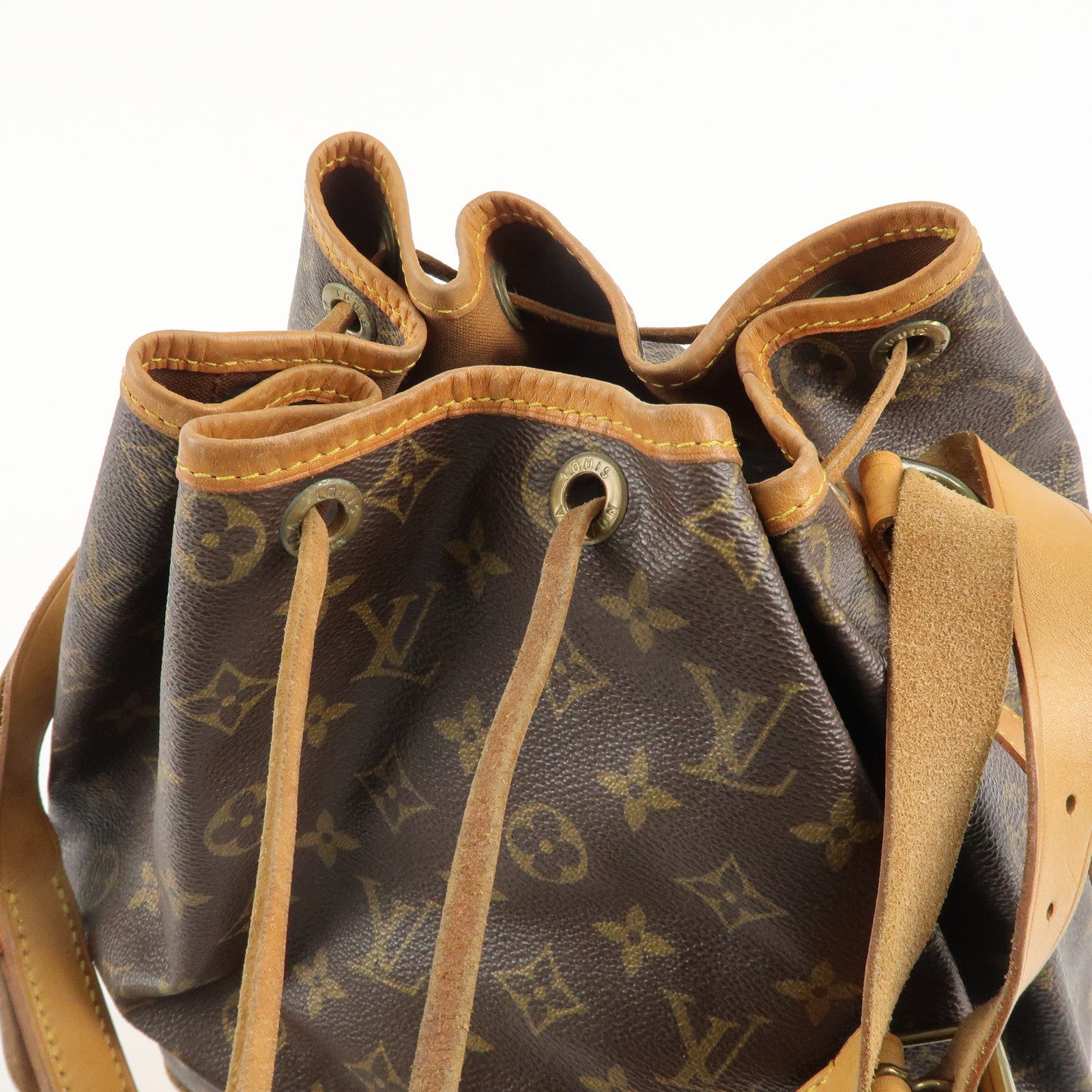 Louis Vuitton Monogram Noe Shoulder Bag Hand Bag Brown M42224