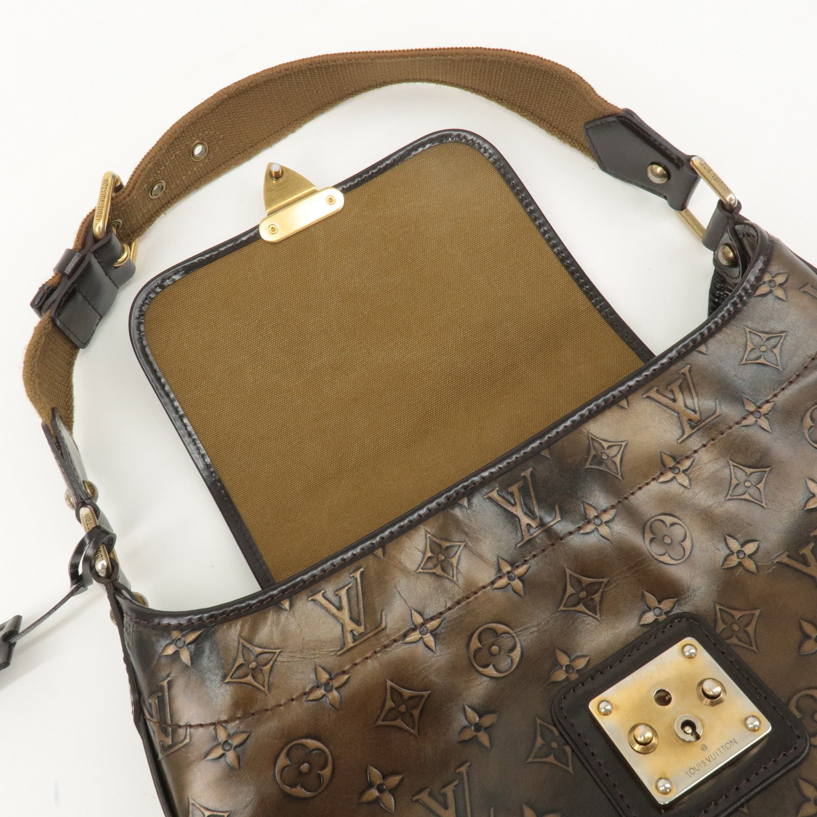 Louis Vuitton Monogram Bronze Sergent GM Shoulder Bag M95462