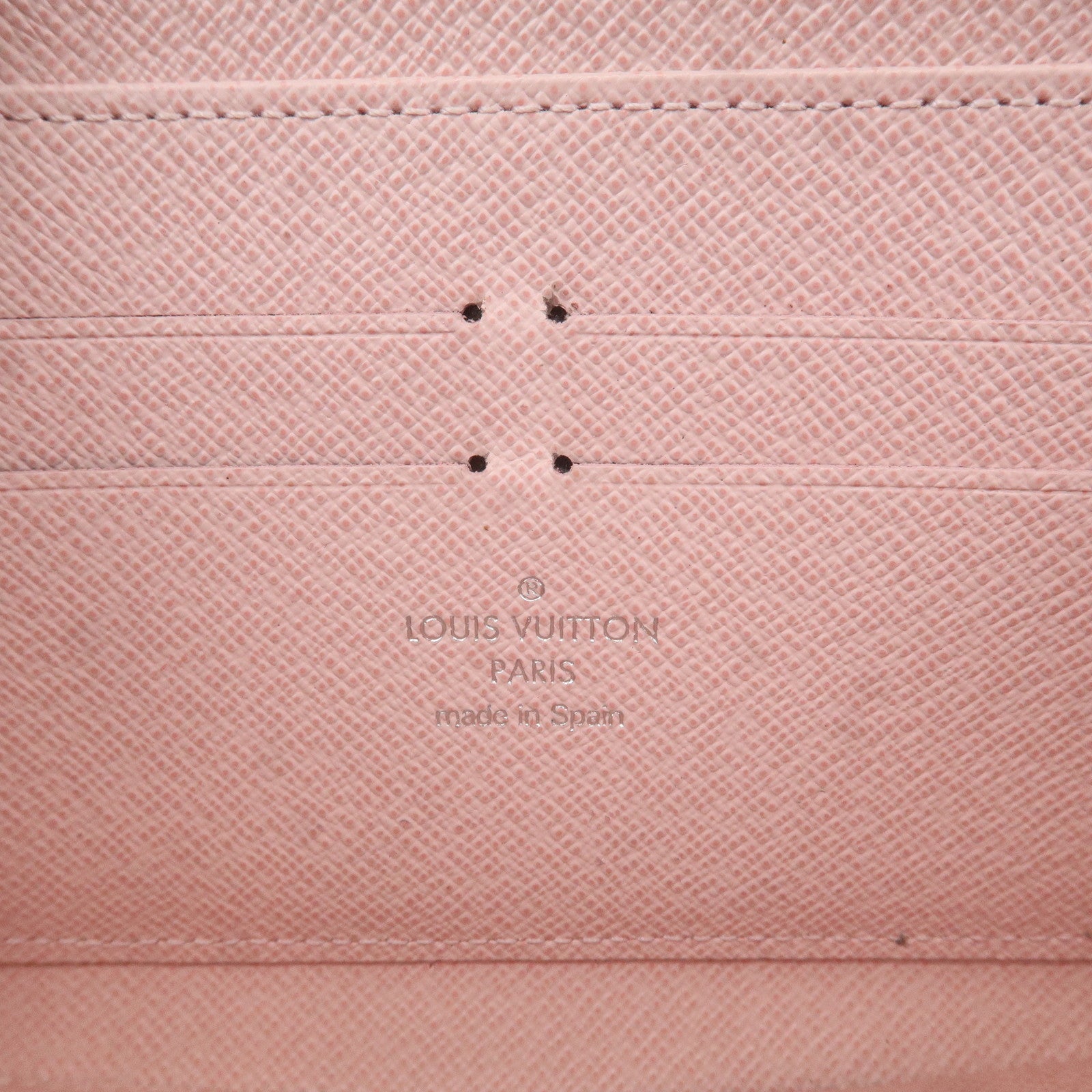 Louis Vuitton Epi Zippy Wallet Long Wallet Rose Ballerine M61863