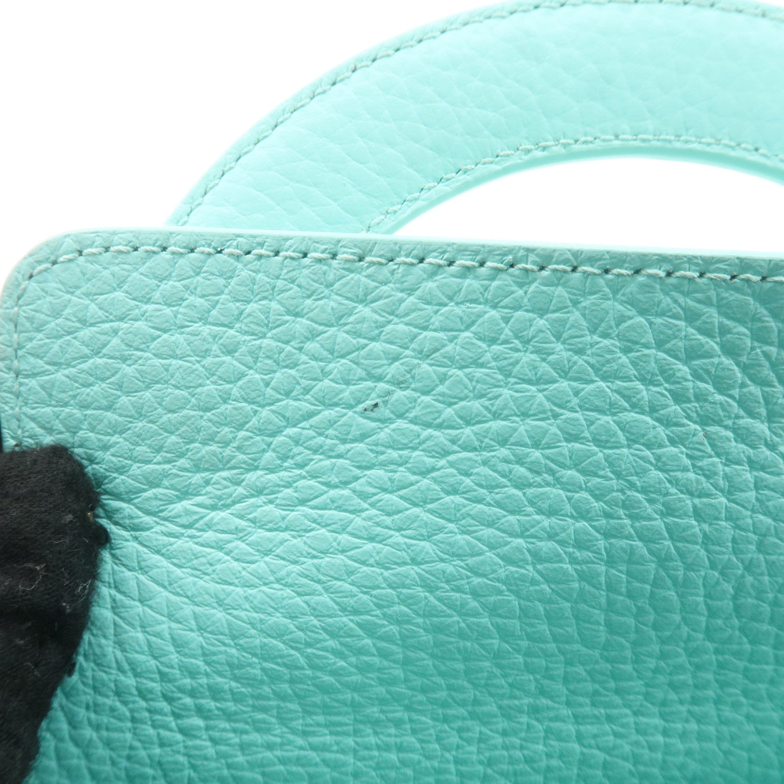 Tiffany&Co. Leather Return to Tiffany Mini Tote Bag Tiffany Blue