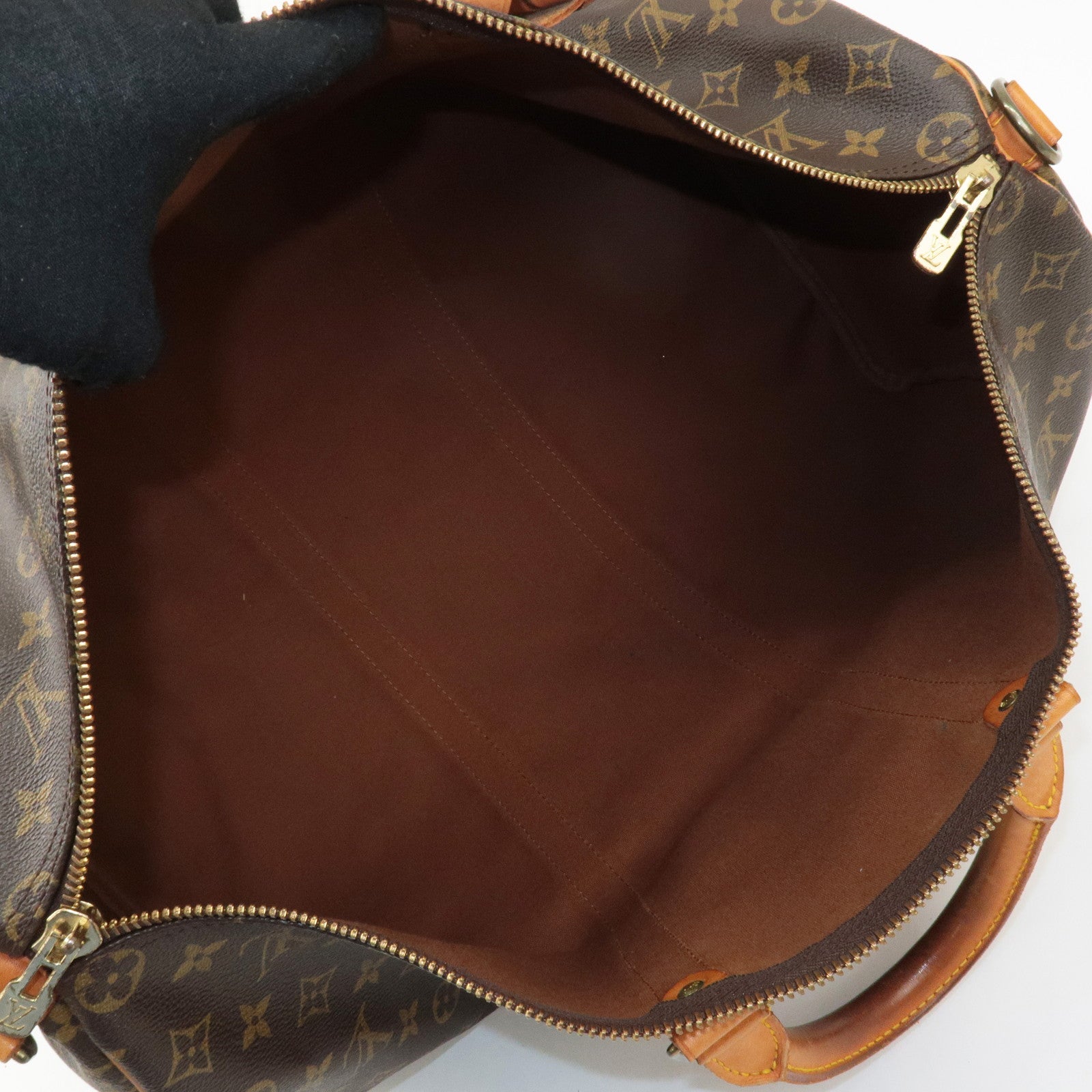 Louis Vuitton Monogram Keep All Bandouliere 50 Boston Bag M41416