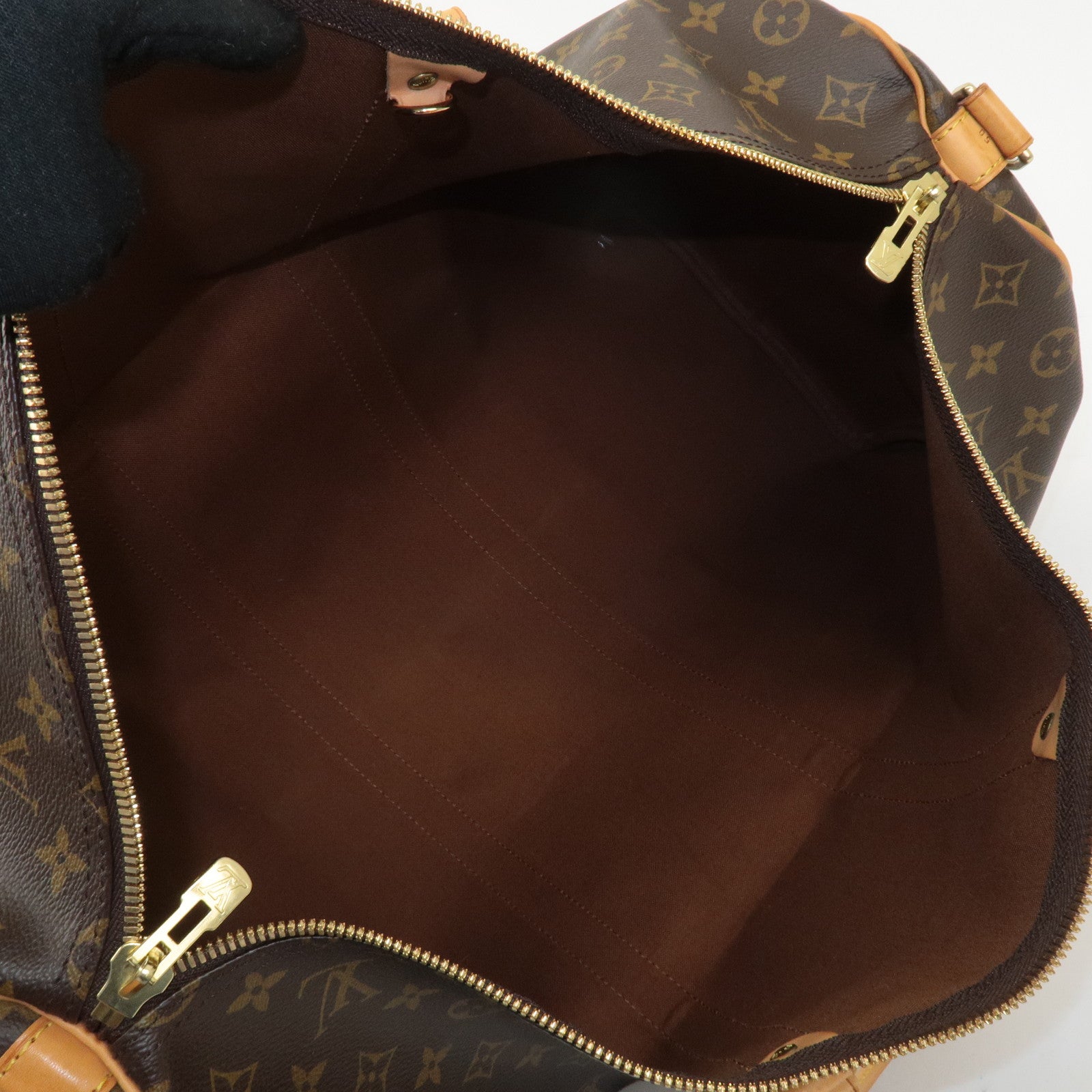 Louis Vuitton Monogram Keep All 50 Boston Bag Brown M41416