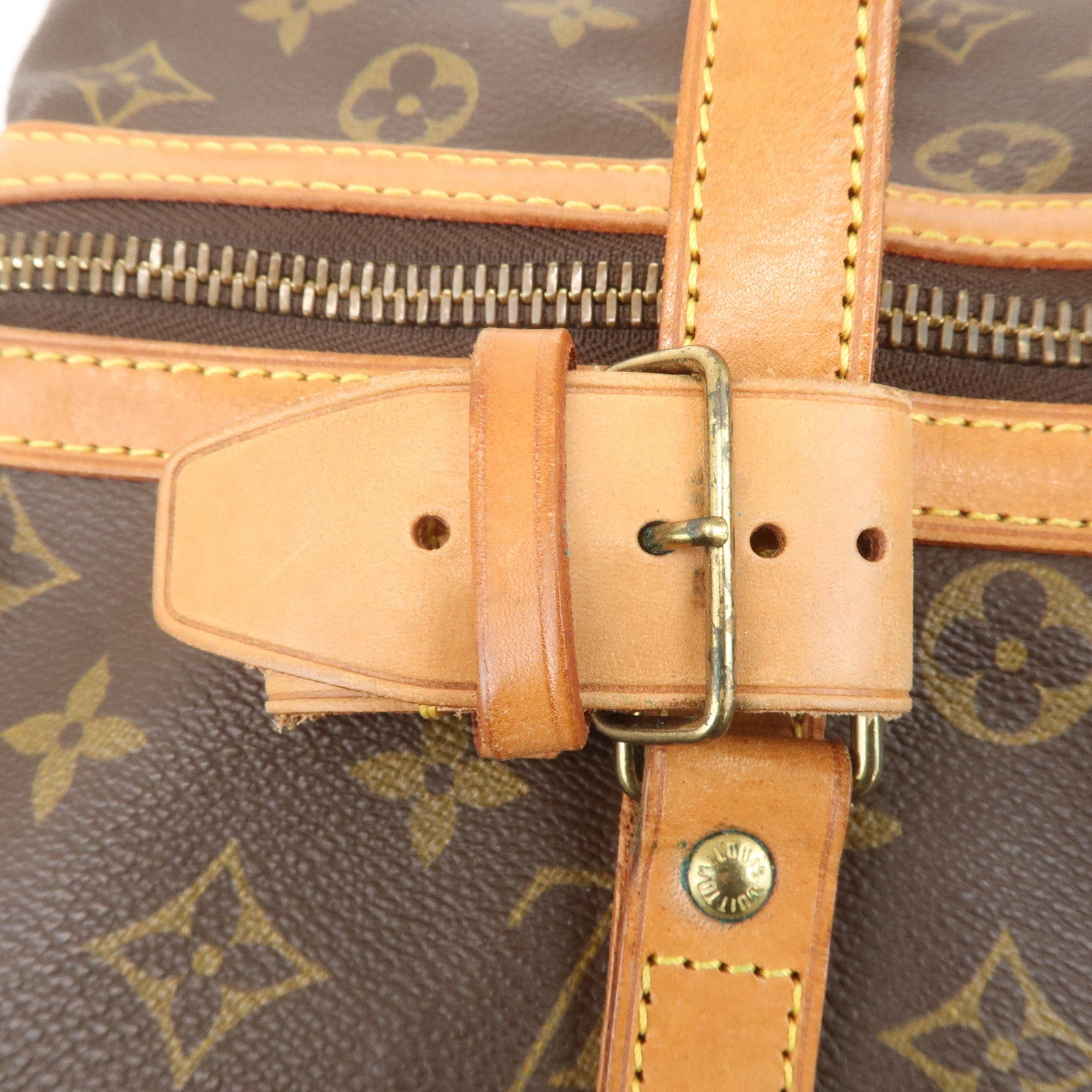 Louis Vuitton Monogram Sac Souple 35 Boston Bag M41626