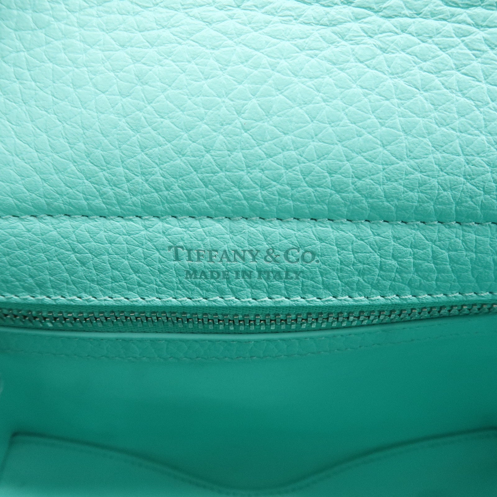 Tiffany&Co. Leather Return to Tiffany Mini Tote Bag Tiffany Blue