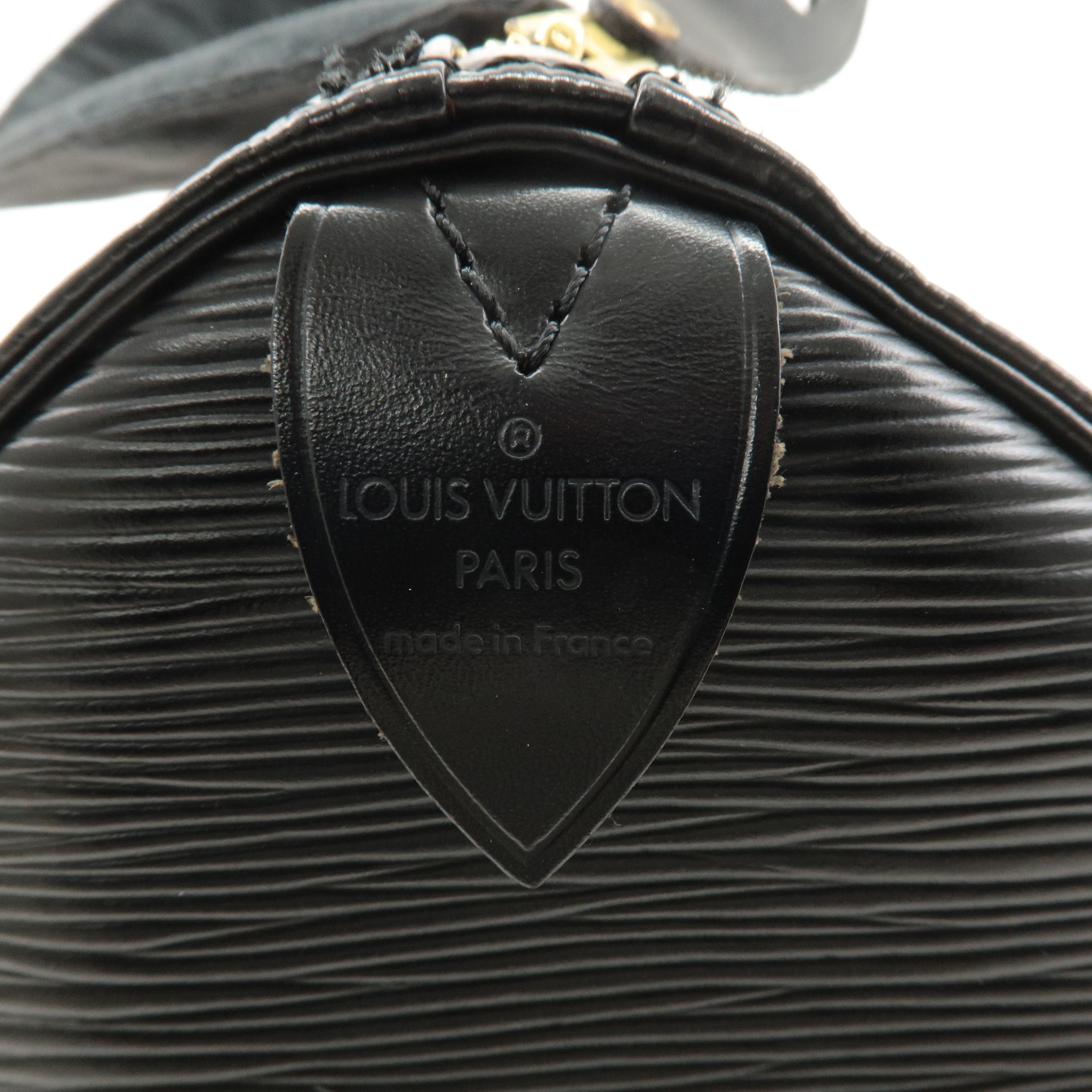 Louis Vuitton Epi Speedy 30 Leather Hand Bag Black Noir M59022