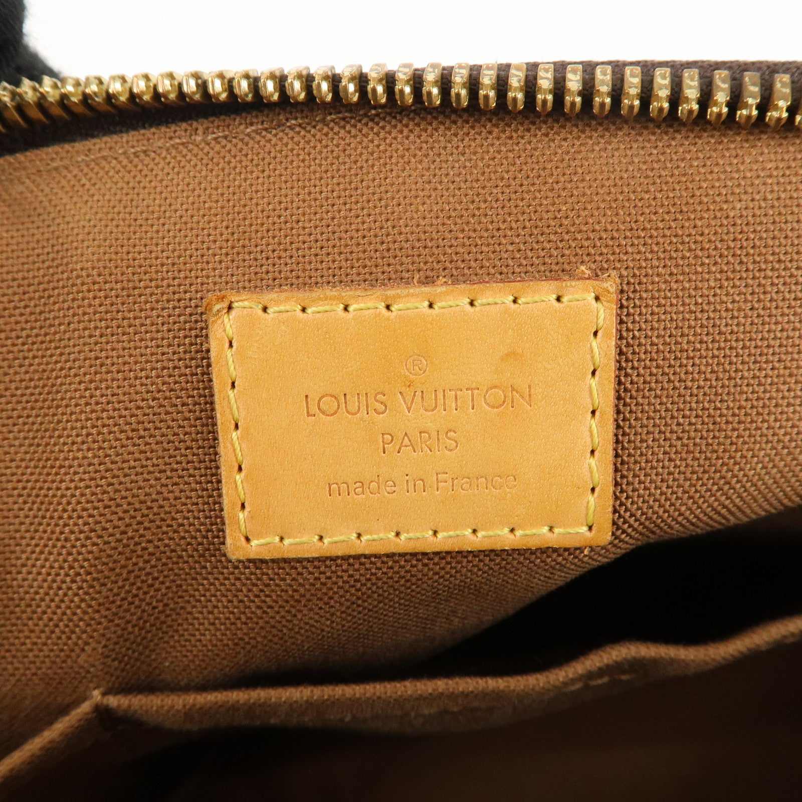 Louis Vuitton Monogram Tivoli PM Hand Bag Brown M40143