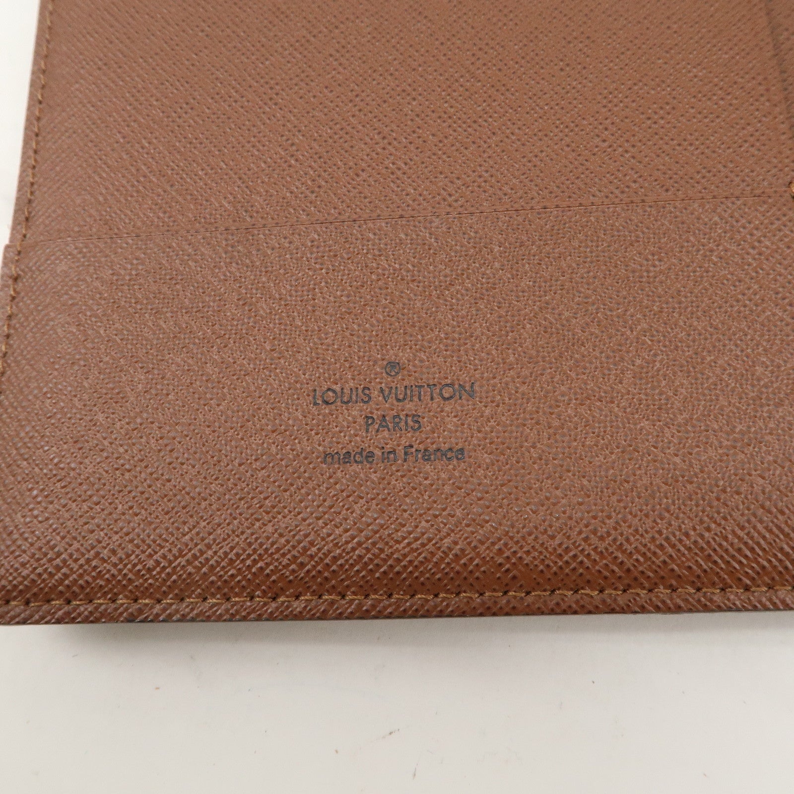 Louis Vuitton Monogram Agenda GM Planner Cover Brown R20106