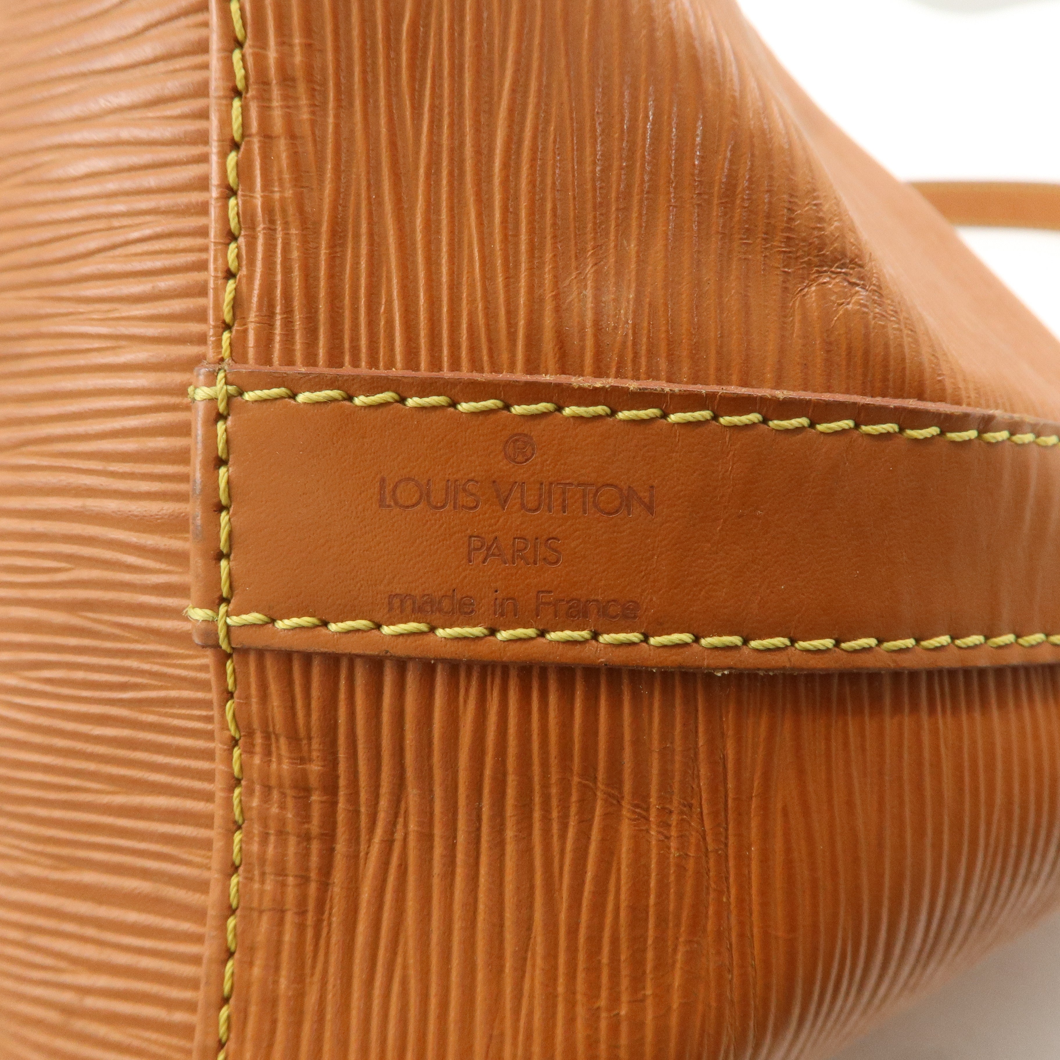 Louis Vuitton Epi Petit Noe Shoulder Bag Zipang Gold M44108