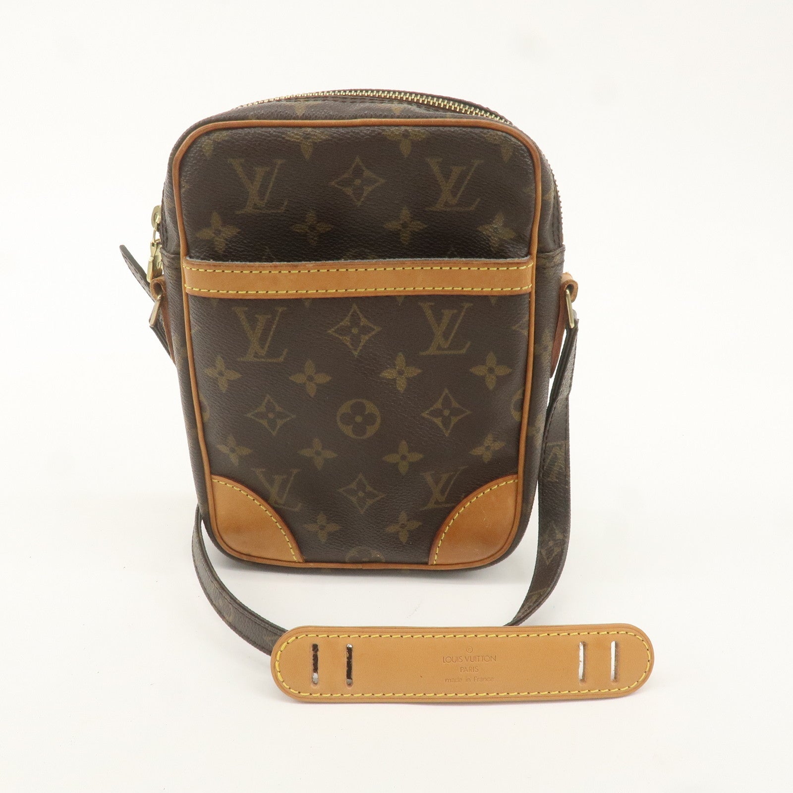 Louis Vuitton Monogram Danube Shoulder Bag Brown M45266