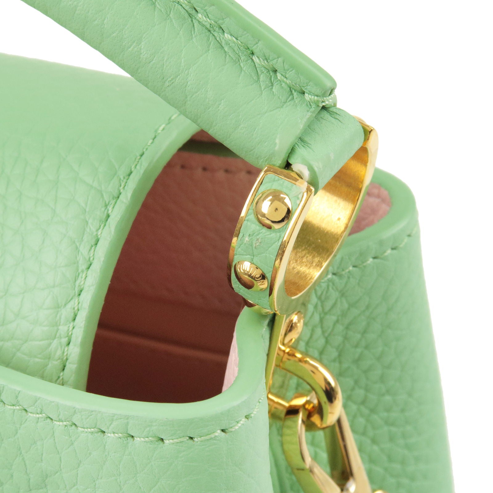 Louis Vuitton Capucines Mini 2Way Hand Bag Green M59928