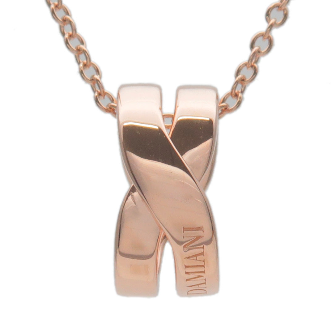 DAMIANI Abbraccio Diamond Necklace K18PG 750PG Rose Gold