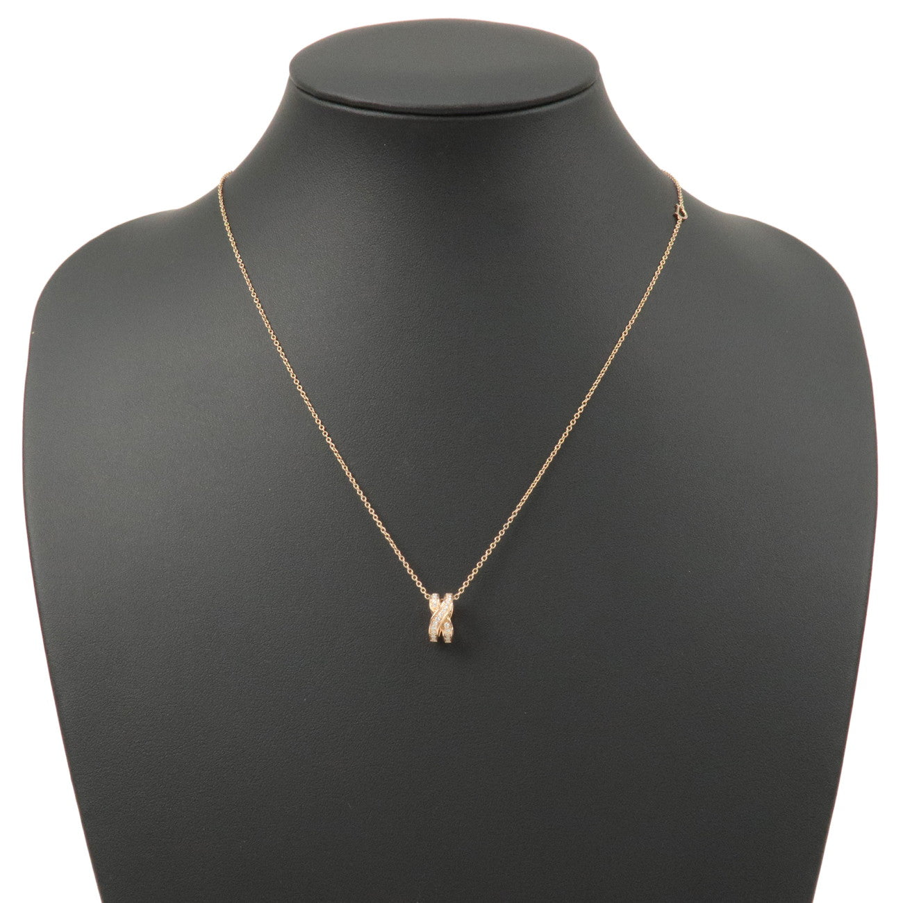 DAMIANI Abbraccio Diamond Necklace K18PG 750PG Rose Gold