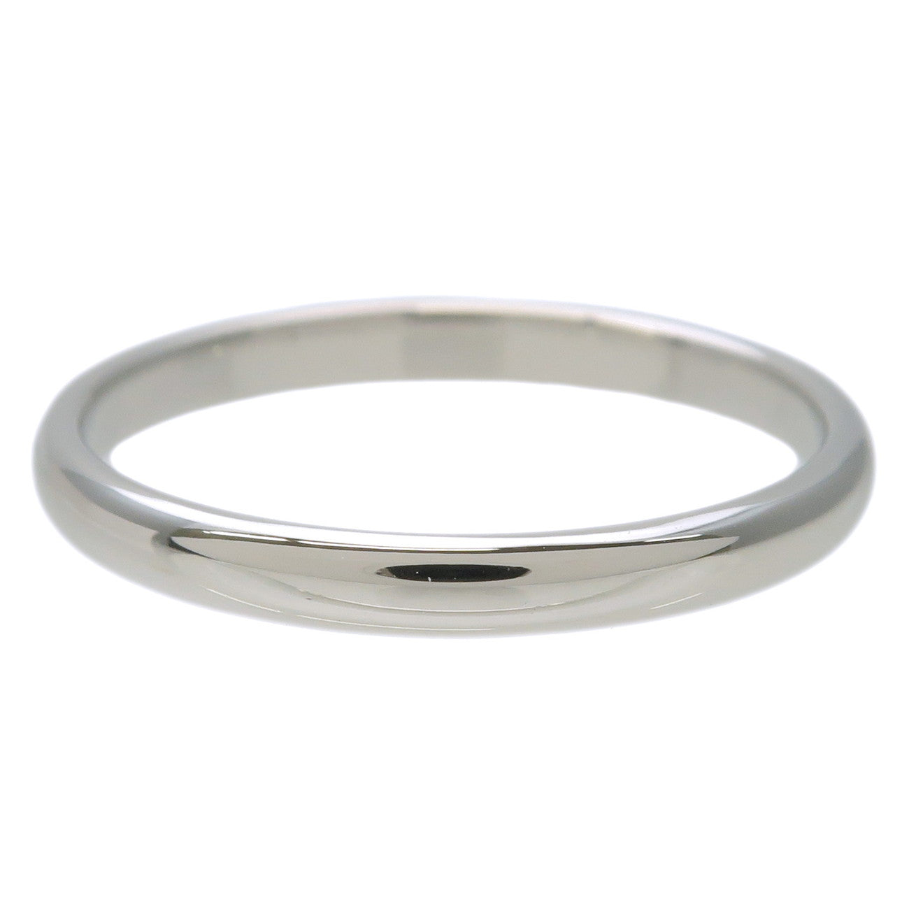 Tiffany&Co. Classic Band Ring Platinum 950 US4.5-5 EU49 HK10