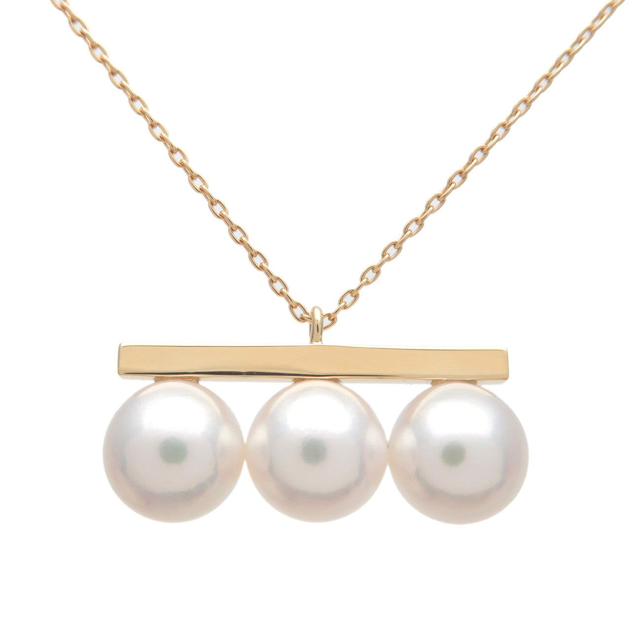 TASAKI Balance Neo Pearl 8.3mm Necklace K18YG 750 Yellow Gold