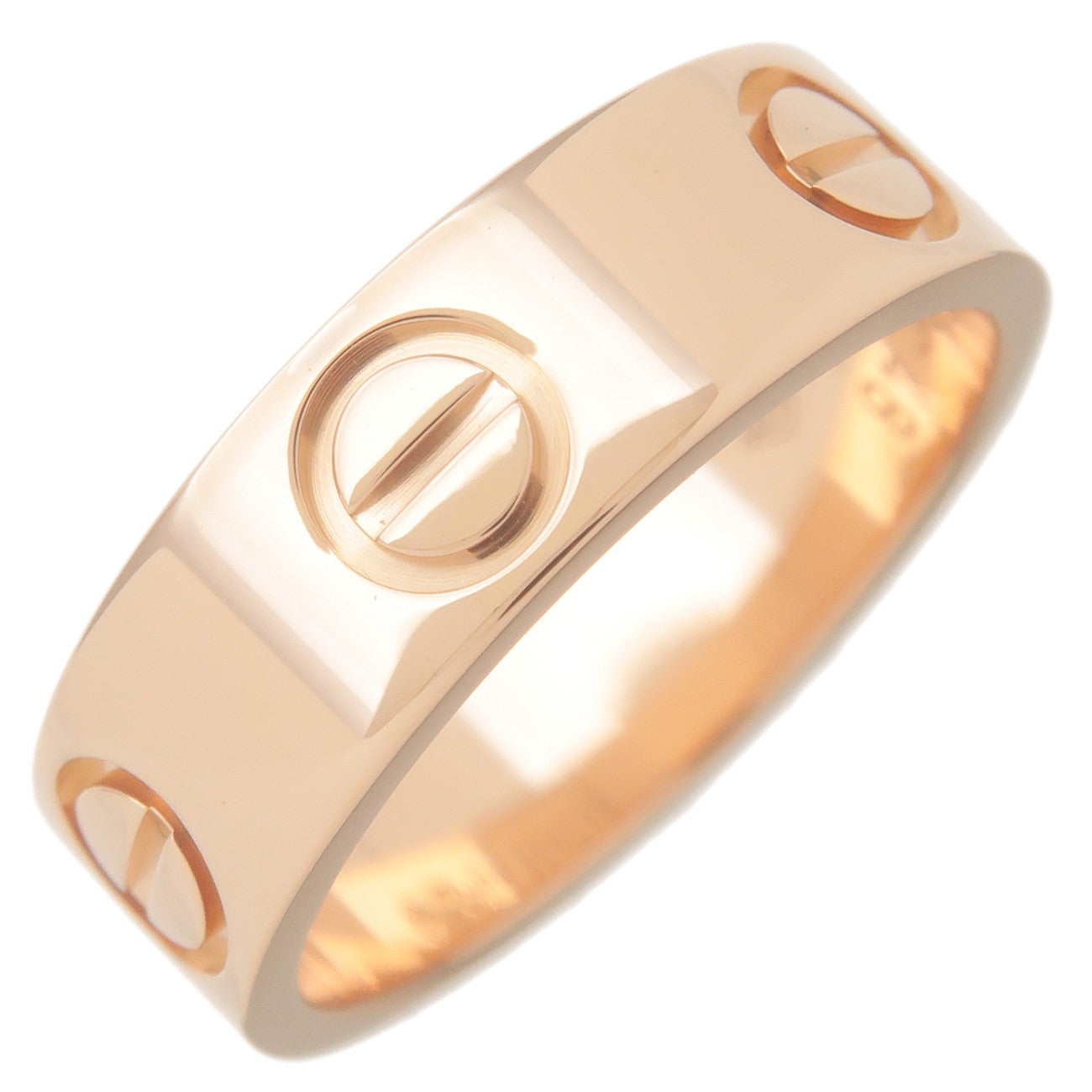 Cartier-Love-Ring-K18PG-750-PG-Rose-Gold-#48-US4.5-5-EU48.5