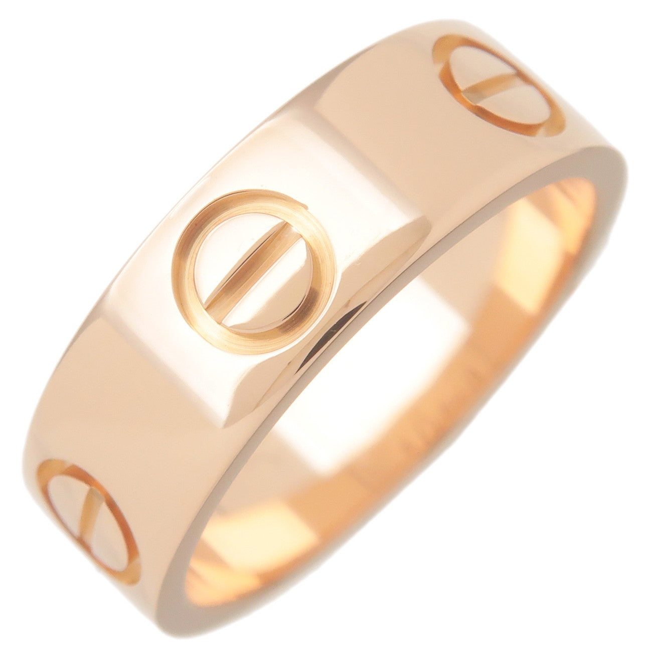 Cartier-Love-Ring-K18PG-750-PG-Rose-Gold-#48-US4.5-5-EU48.5